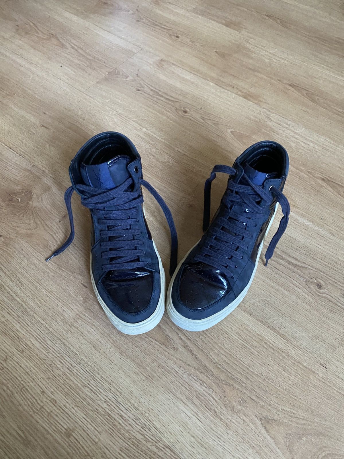 Yves Saint Laurent Saint Laurent (YSL) SL/01H High-Top Sneakers Size US 7 / EU 40 - 4 Thumbnail