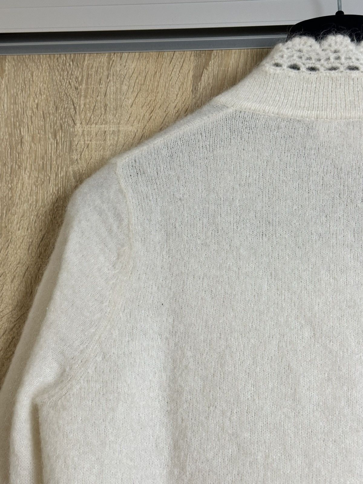 Sezane 🔥 La Maille Sezane Mohair Wool Cardigan Sweater Jacket Size S / US 4 / IT 40 - 6 Thumbnail