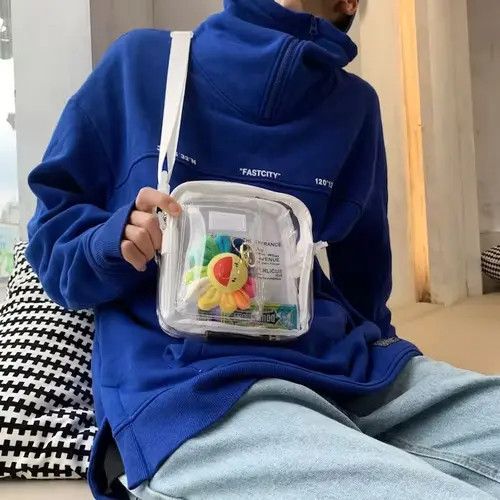Japanese Brand Fashion y2k transparent crossbody bag Size ONE SIZE - 3 Thumbnail