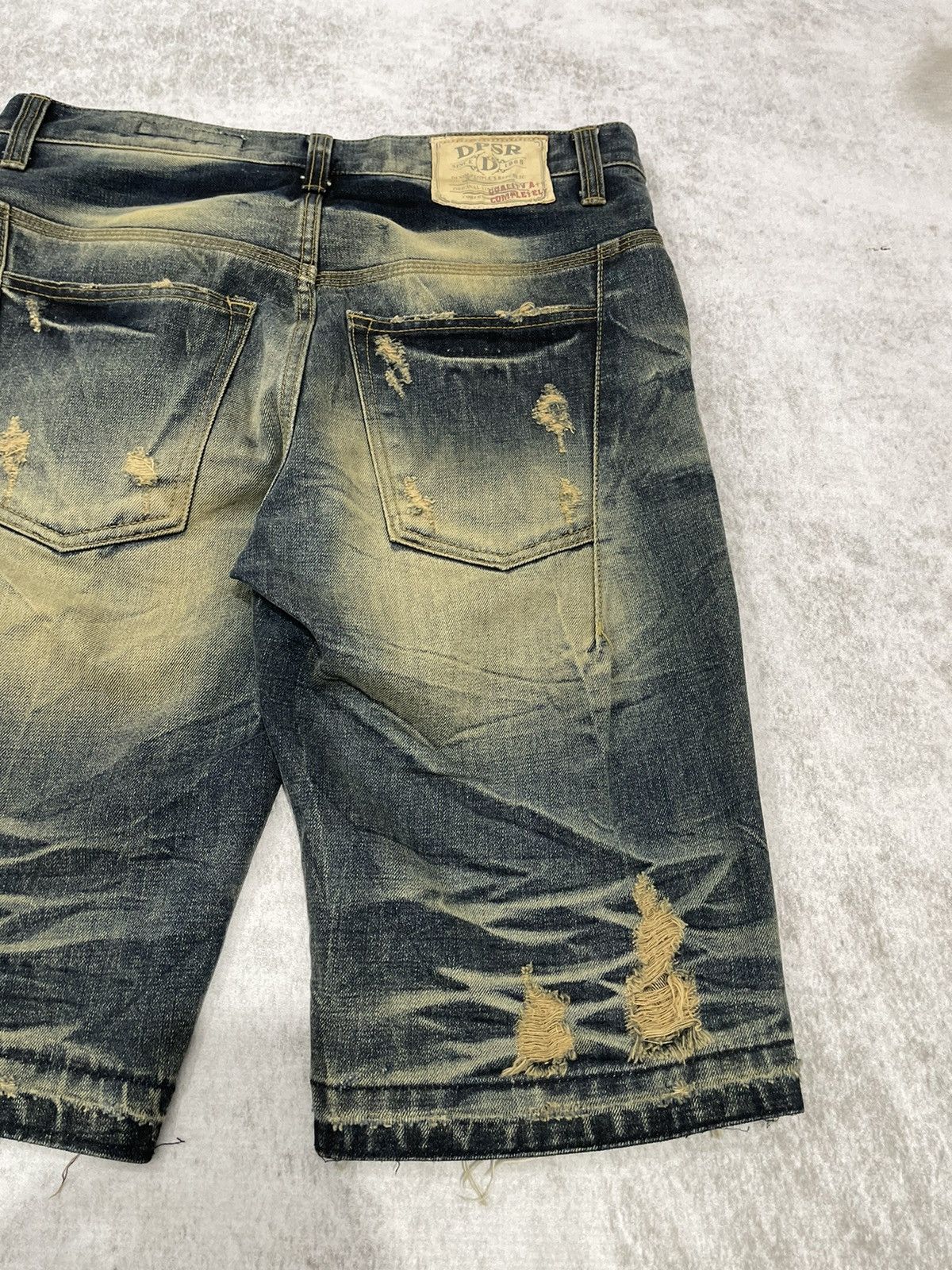 Hysteric Glamour 2000s distressed acid wash japan jorts y2k style Size US 32 / EU 48 - 7 Thumbnail