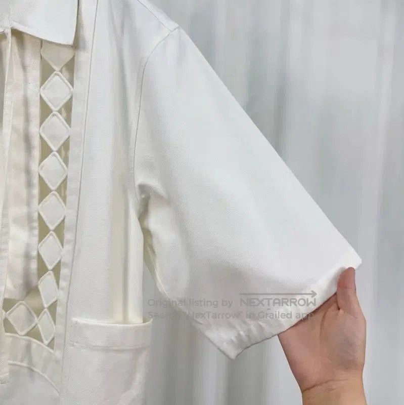 Valentino Valentino Summer White Cotton Blouse for Women . Size M / US 6-8 / IT 42-44 - 4 Thumbnail