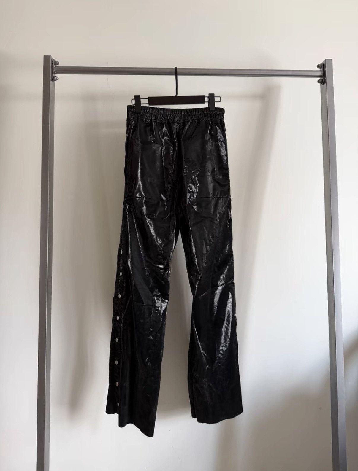 Rick Owens Drkshdw Rick Owens Drkshdw black patent leather pants Size US 31 - 2 Thumbnail
