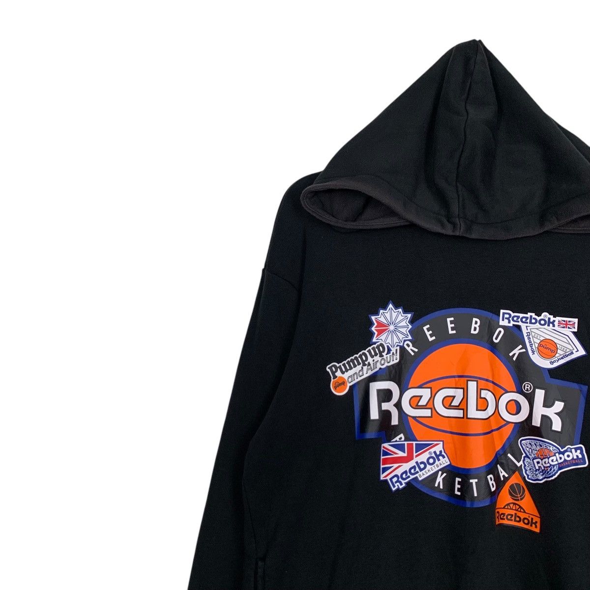 Reebok REEBOK Big Logo Graphics Pullover Hoodies #1985-C86 Size US L / EU 52-54 / 3 - 6 Thumbnail