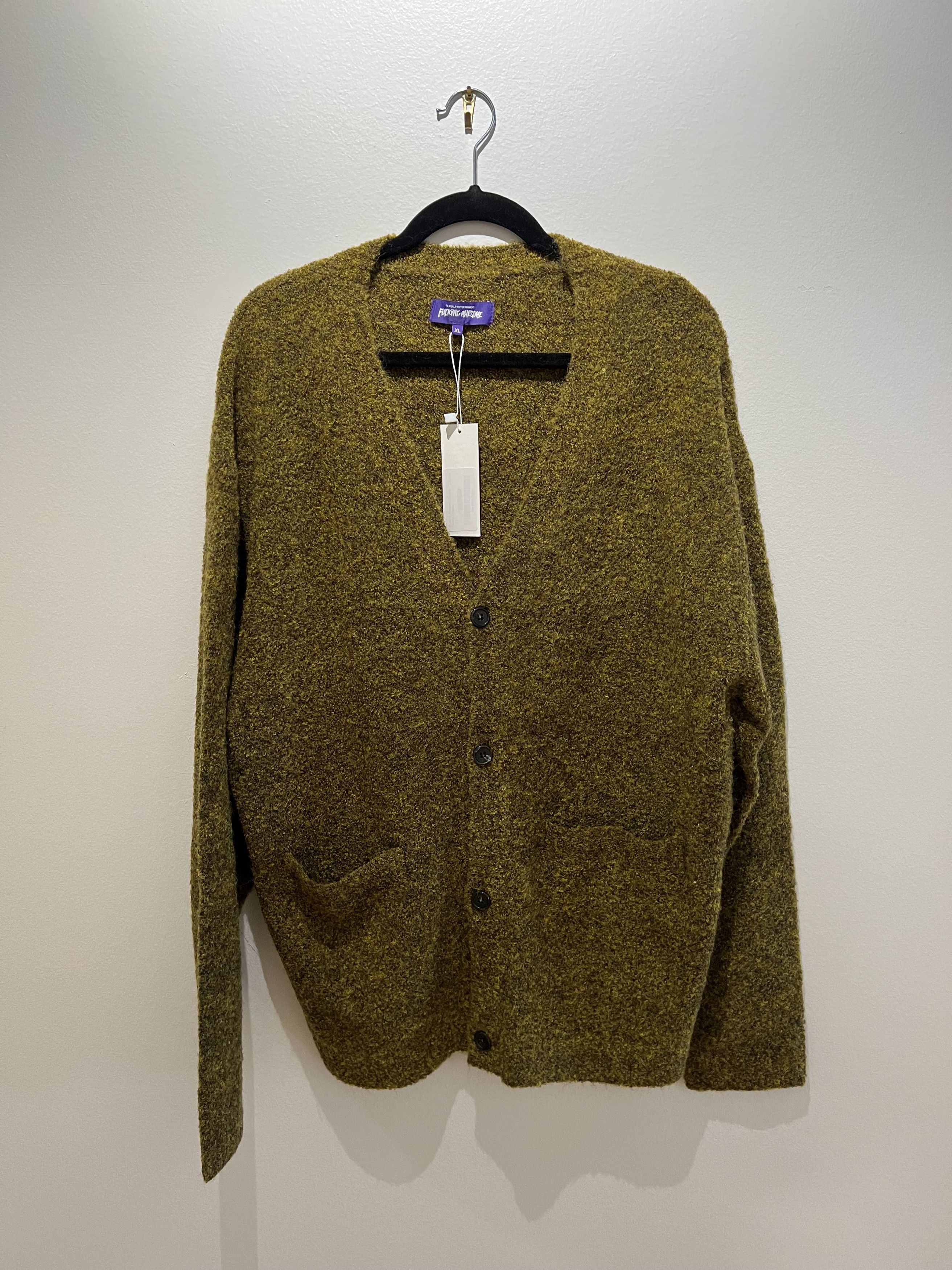 Fucking Awesome Boucle Cardigan | Grailed