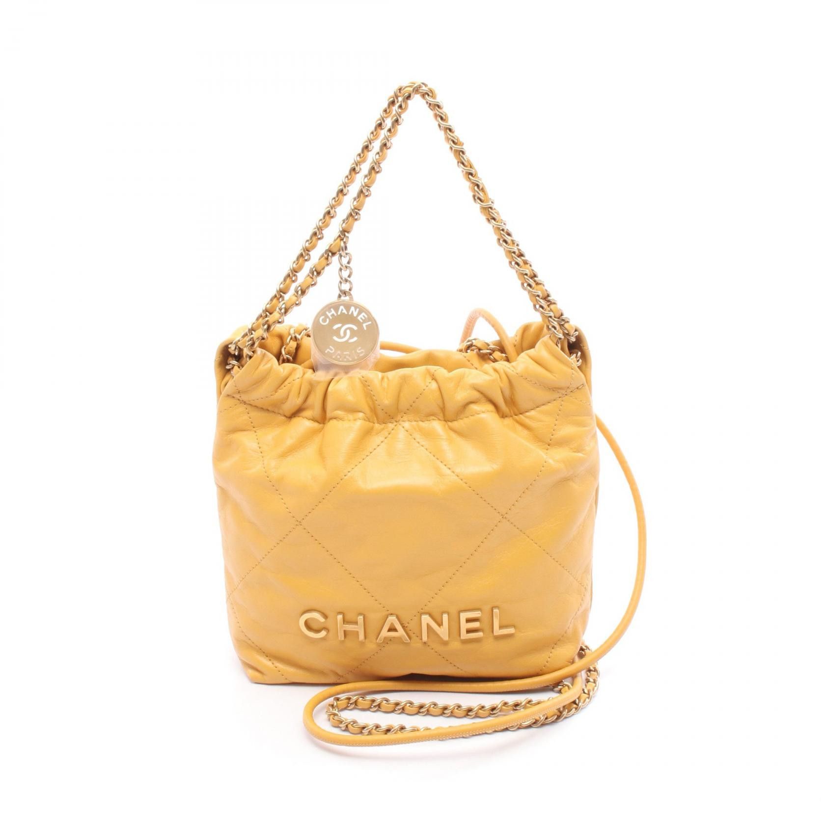 Chanel Chanel Chanel CHANEL 22 Mini Leather Shoulder Bag Leather Shoulder Bag AS3980 Size ONE SIZE - 1 Thumbnail