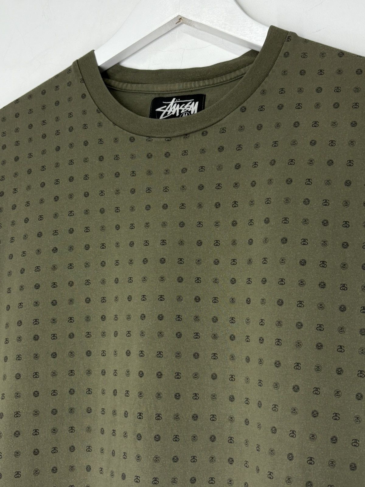 Stussy Stussy Logo All Over Print Vintage Rare T-shirt Size US M / EU 48-50 / 2 - 3 Thumbnail