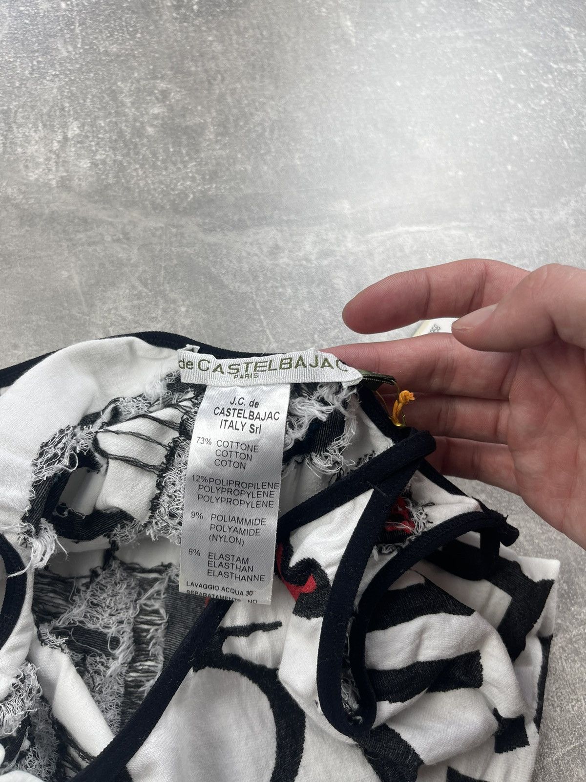 Jean Charles De Castelbajac × Vintage Jean Charles de Castelbajac White Vintage Archive Art Shirt Size XS / US 0-2 / IT 36-38 - 11 Thumbnail