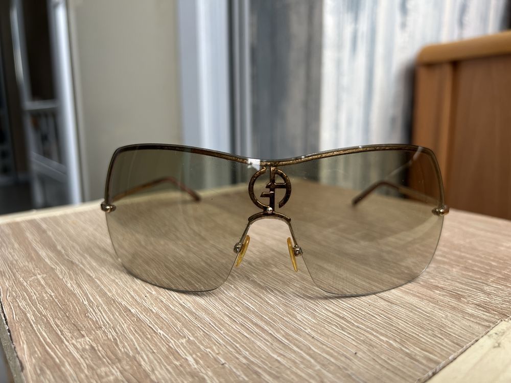Giorgio Armani GA Armani 329/S Shield Sunglasses Size ONE SIZE - 1 Thumbnail