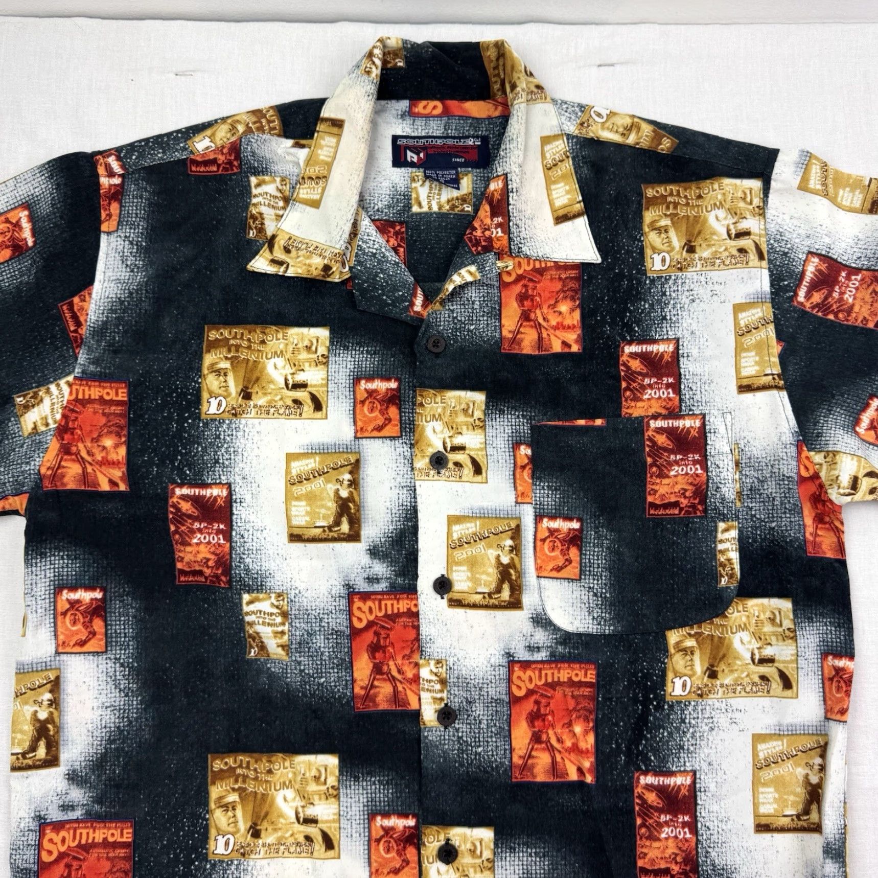 Southpole Vintage Southpole Button Up Shirt Adult Small Baggy Relaxed Hipster Punk Y2K Size US S / EU 44-46 / 1 - 2 Thumbnail