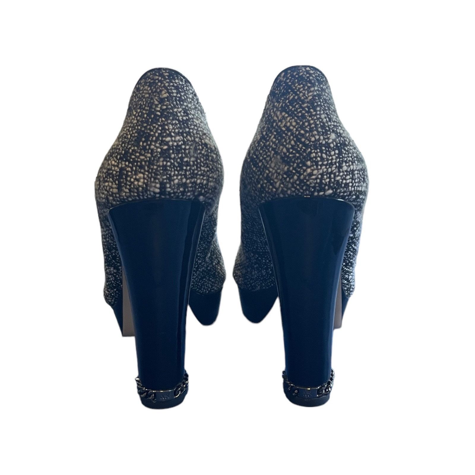 Michael Kors Michael Kors Sabrina Tweed Pumps Chain Heel SZ 9 Retail $150 Size US 9 / IT 39 - 12 Thumbnail