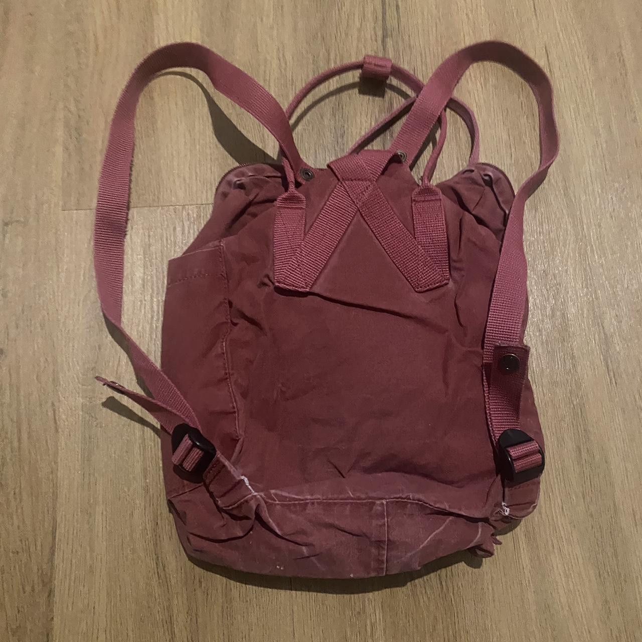 Fjallraven Vintage 90s y2k 2000s washed Burgundy Size ONE SIZE - 3 Thumbnail