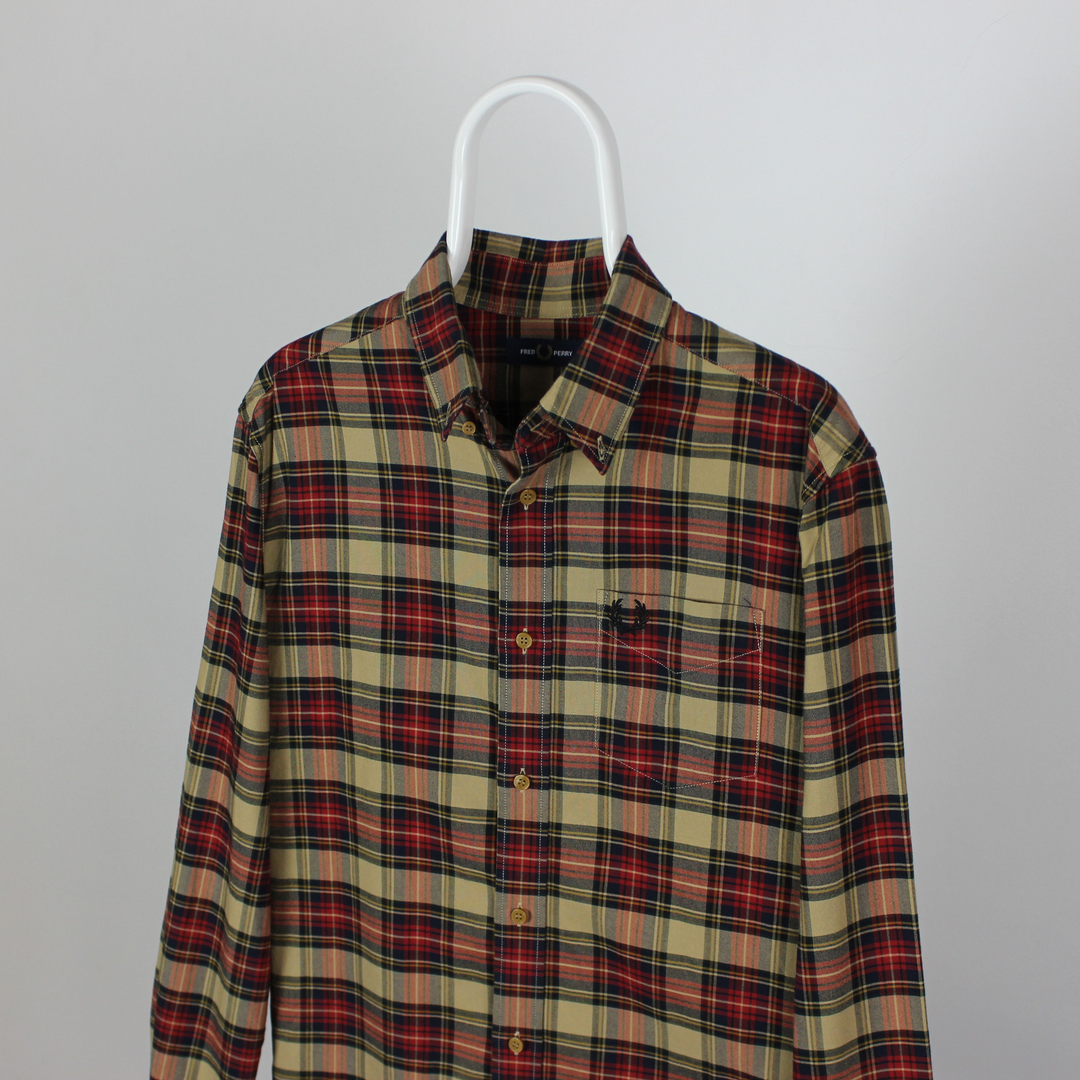 Fred Perry Fred Perry shirt men button Ups M cotton Size US M / EU 48-50 / 2 - 1 Thumbnail