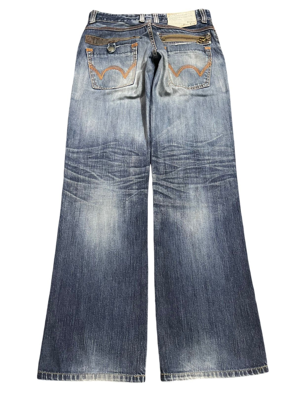 Edwin Vintage Edwin Blue Trip Faded Wash Style Loose Jeans Size US 30 / EU 46 - 2 Thumbnail