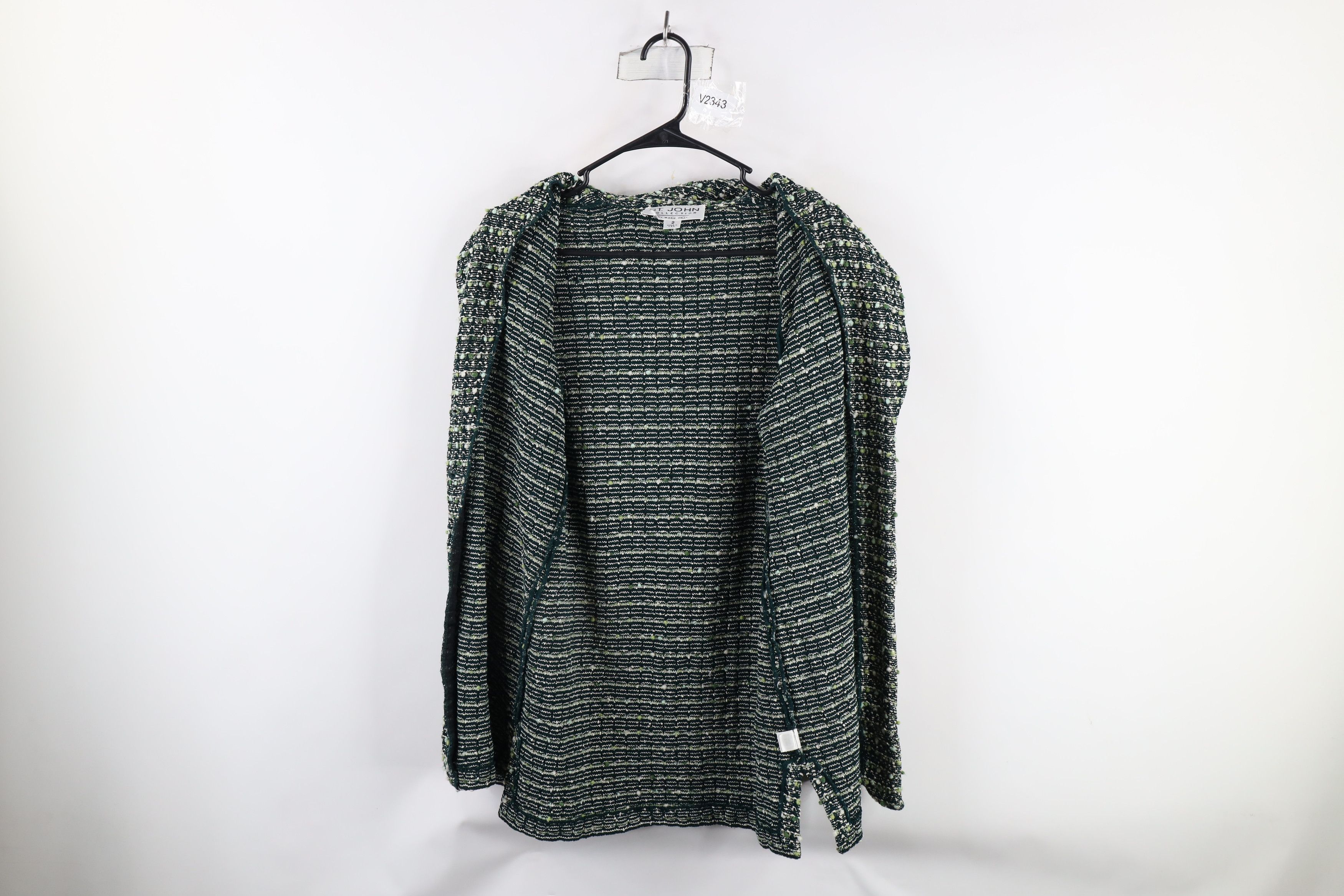 Vintage Vintage St John Collection Knit Sweater Blazer Jacket Size XS / US 0-2 / IT 36-38 - 8 Thumbnail