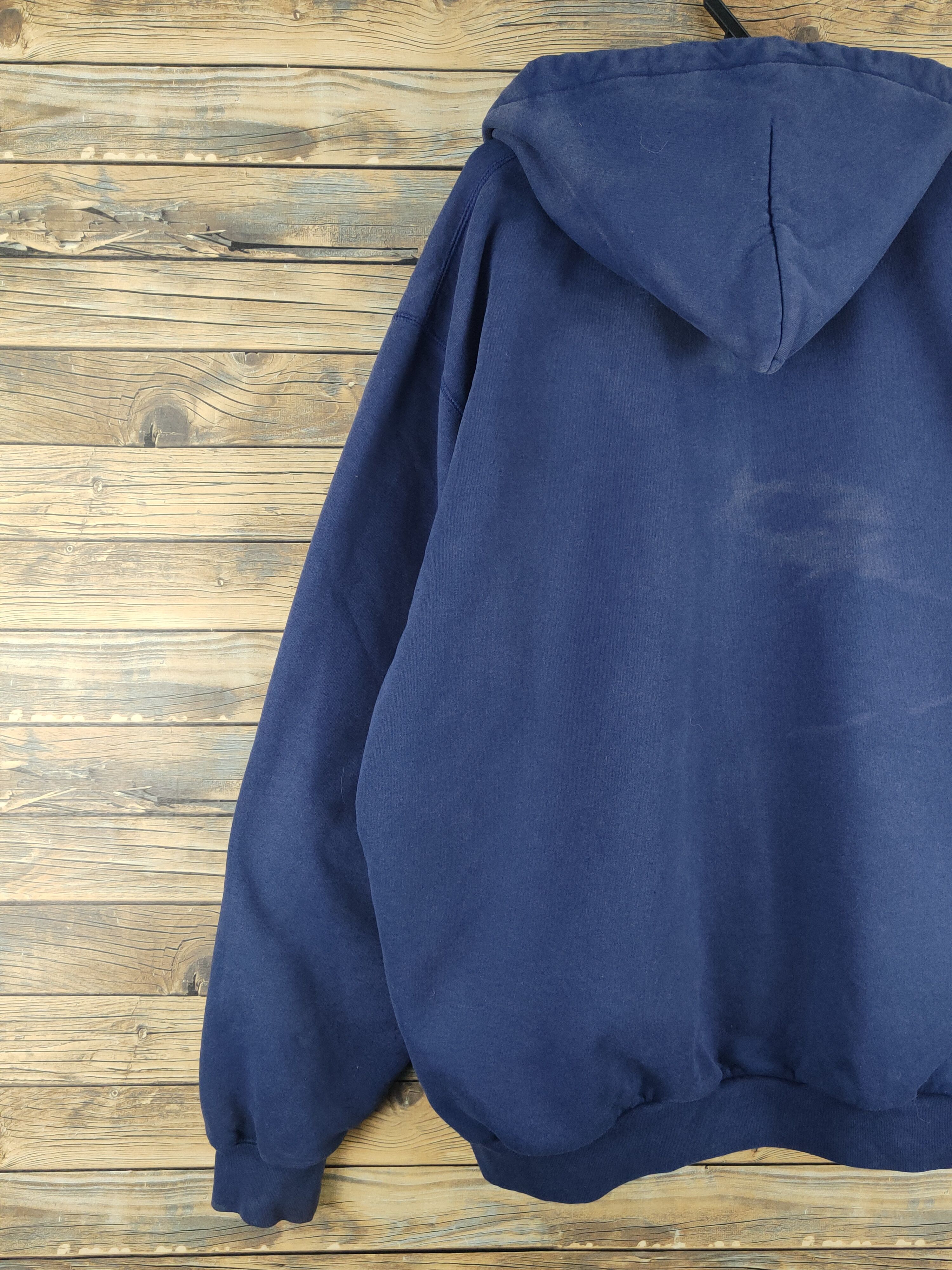 Carhartt DL Carhartt vintage Navy Hoodie Sweaters dikmat #W2153 Size US XL / EU 56 / 4 - 9 Thumbnail