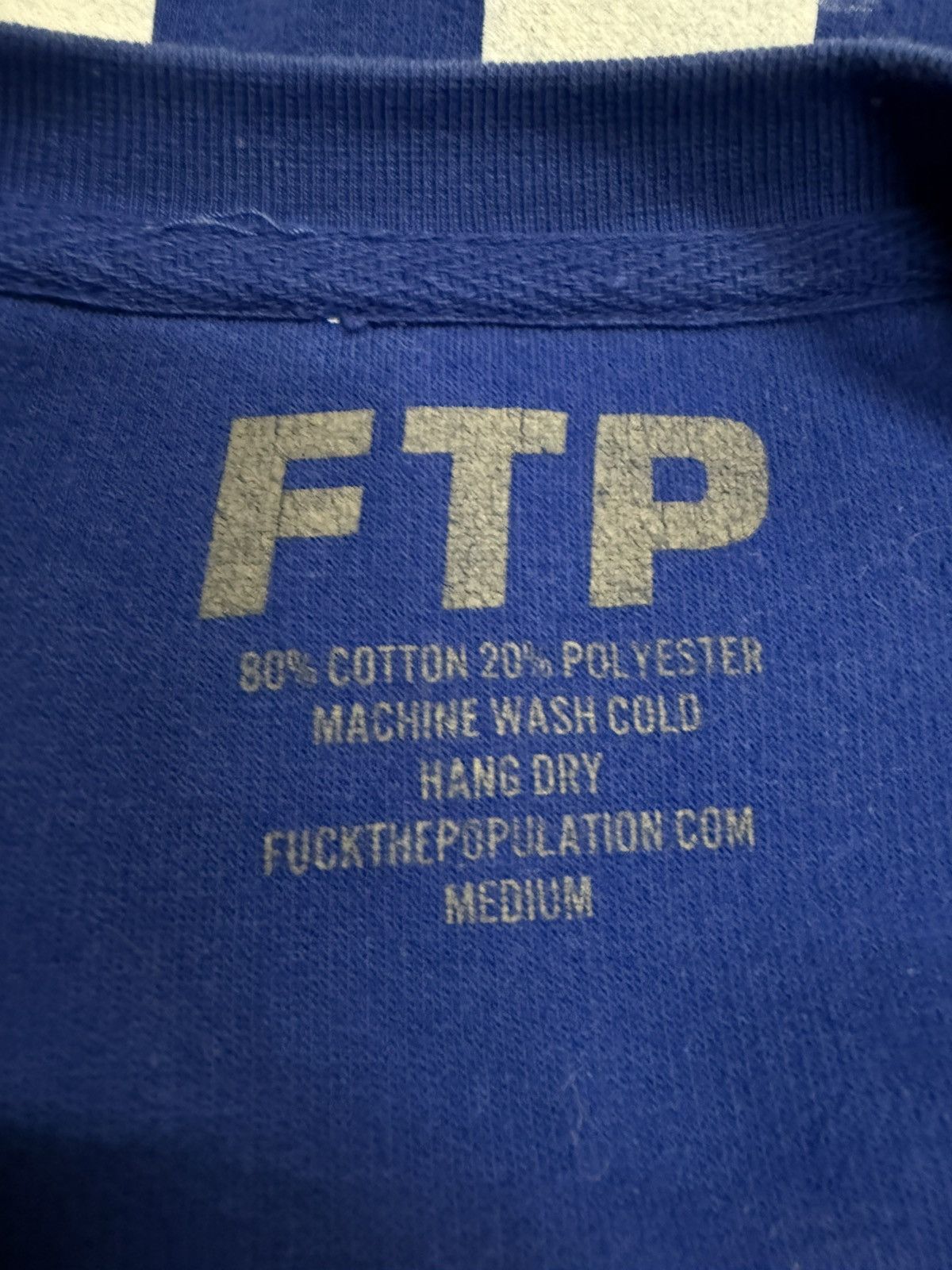 Fuck The Population Fuck The Population Blue Pixel / Blue Logo Sweatshirt Medium Size US M / EU 48-50 / 2 - 5 Thumbnail