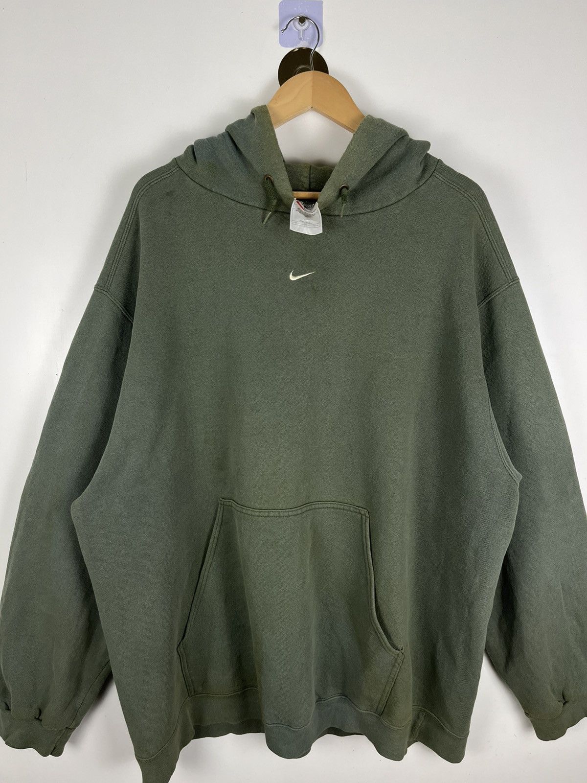 Nike Vintage 90s Nike Center Hoodie Size US XXL / EU 58 / 5 - 2 Thumbnail