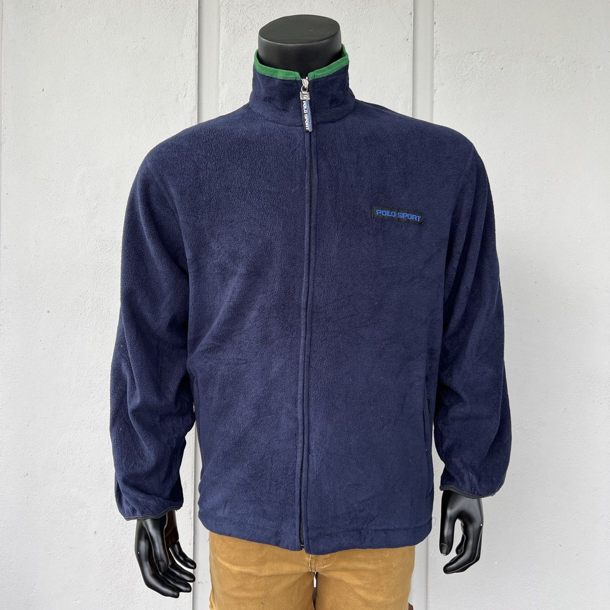 Polo Ralph Lauren Vintage Polo Sport Ralph Lauren Fleece Jacket Size US M / EU 48-50 / 2 - 1 Thumbnail