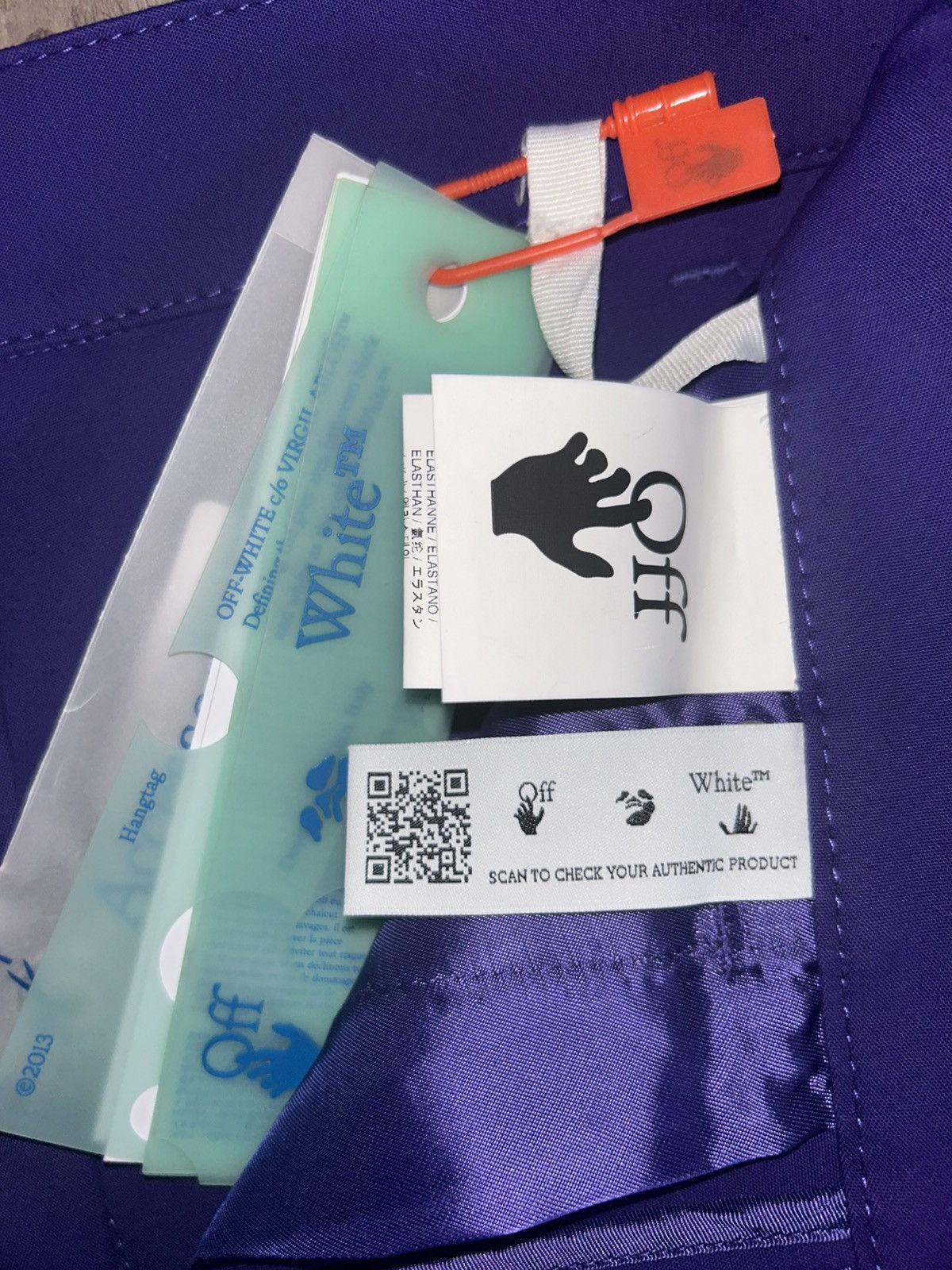 Off-White OFF-WHITE CAREPENTER FIT WAVE OFF PANTS XS Size US 31 - 3 Thumbnail