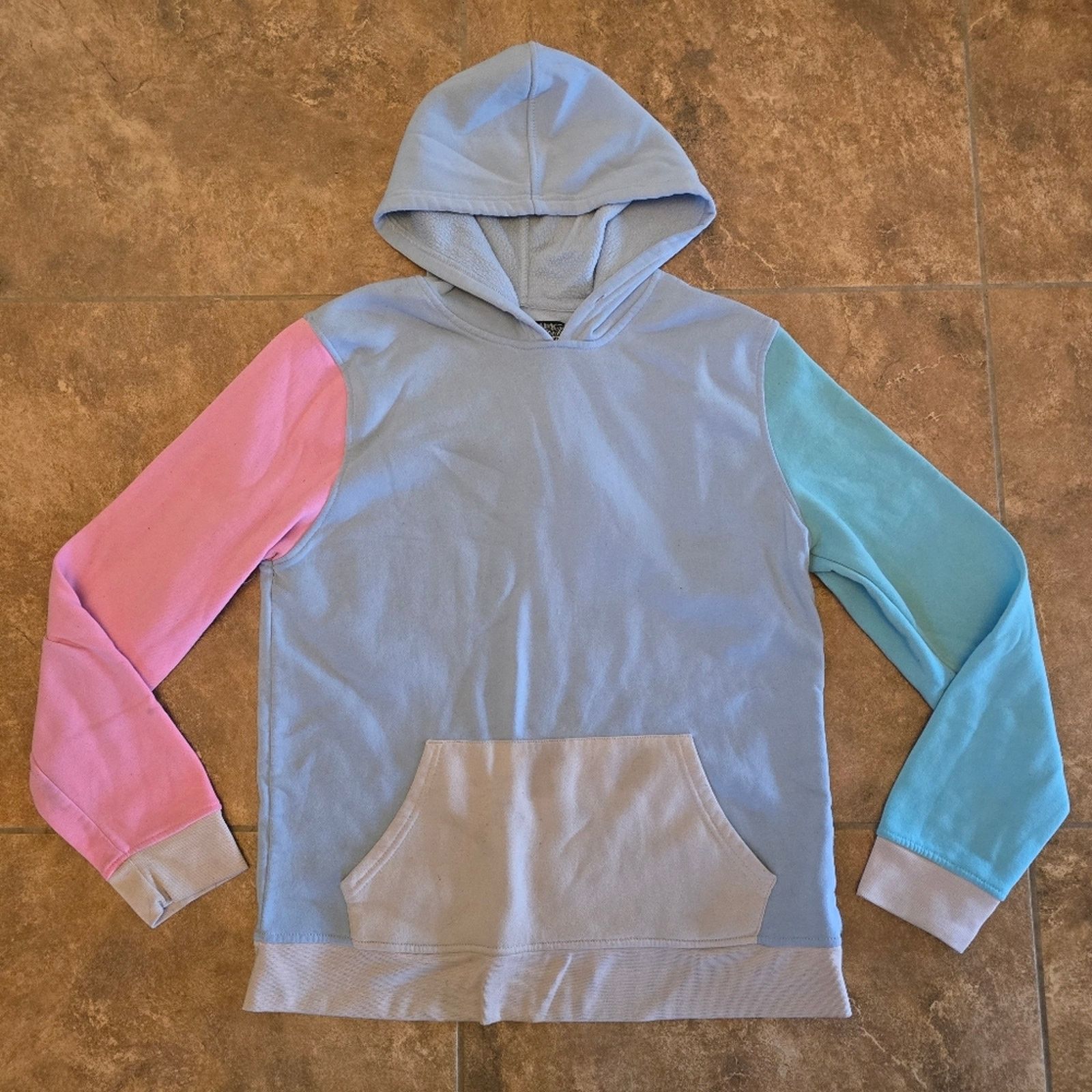 Brooklyn Cloth Blue | BROOKLYN CLOTH | Colorblock Hoodie Size US L / EU 52-54 / 3 - 1 Thumbnail
