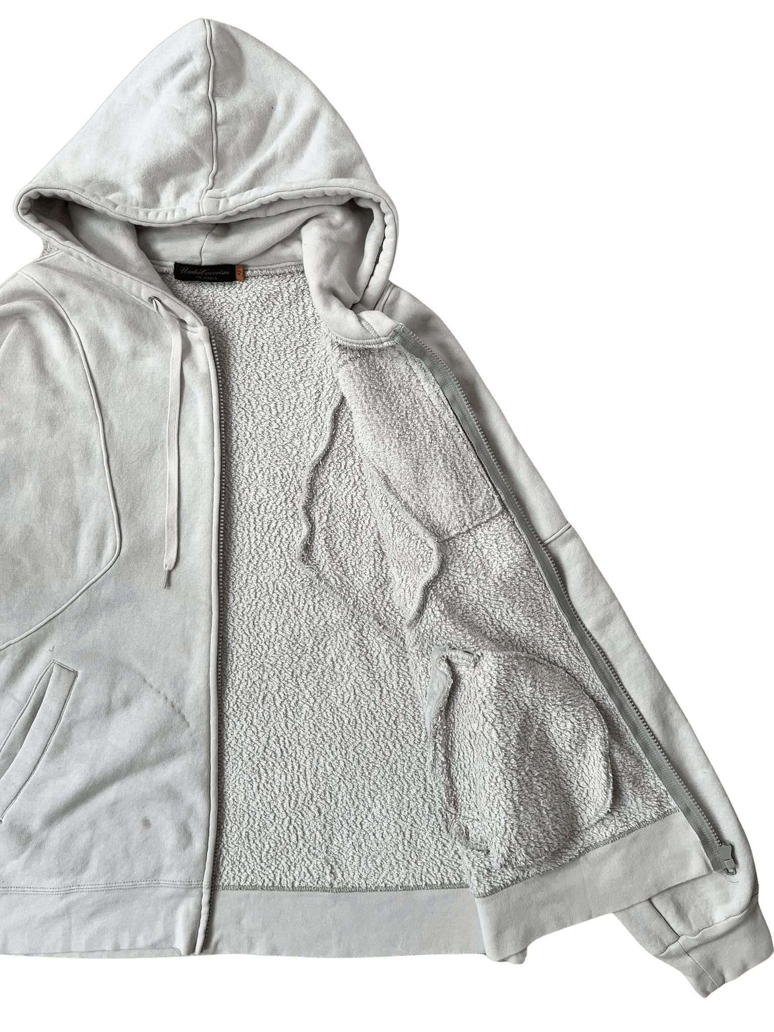 Jun Takahashi SS07 Undercover Paneled Thermal Hoodie Size US M / EU 48-50 / 2 - 4 Thumbnail