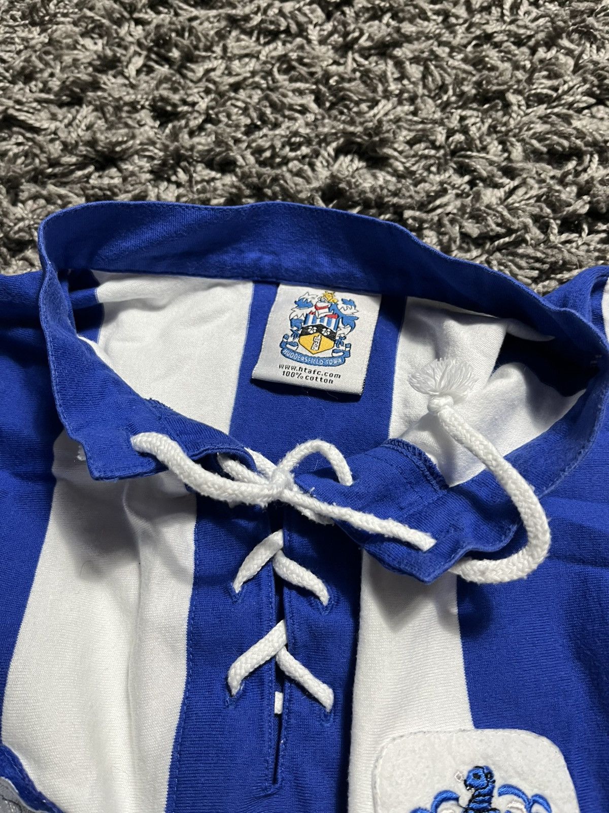 Toffs HUDDERSFIELD TOWN 1922 FA CUP FINAL COTTON JERSEY TOFFS Size US L / EU 52-54 / 3 - 6 Thumbnail