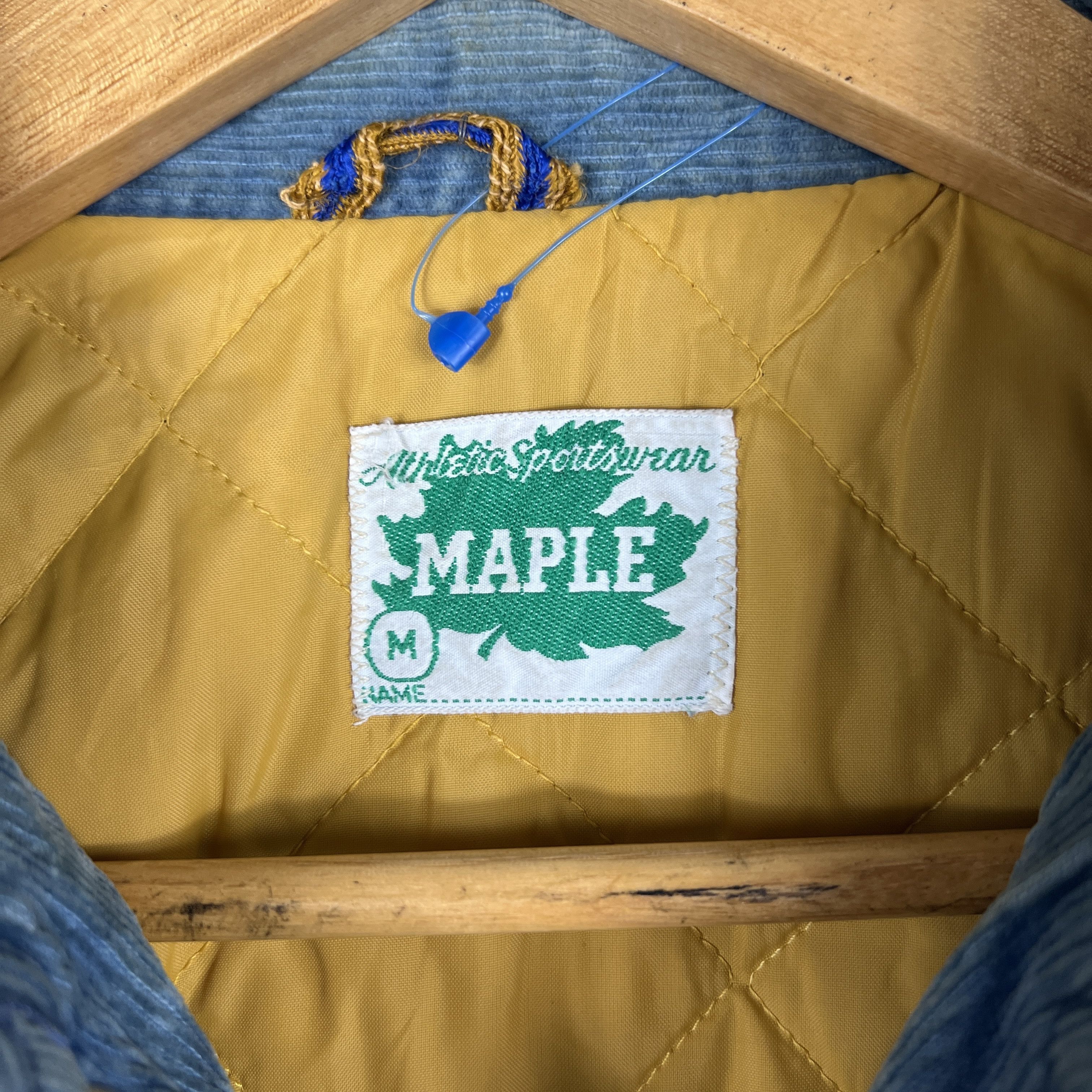 Vintage Vintage Maple Safety Award Corduroy Sport Bomber Jacket Size US M / EU 48-50 / 2 - 7 Thumbnail