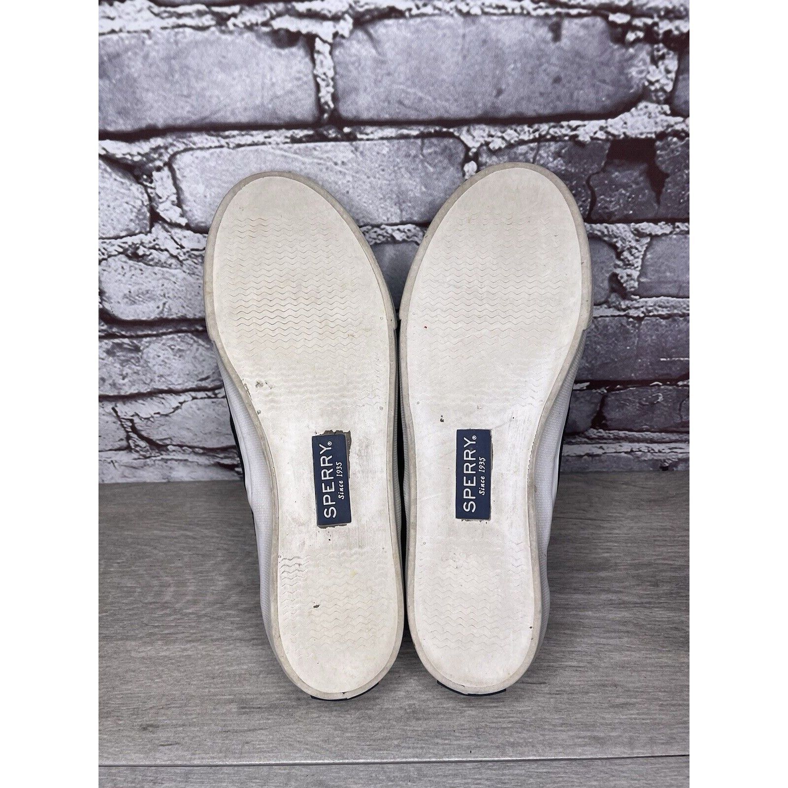 Sperry Sperry Seaside Perforated Black Suede Leather Slip On Shoes Size US 8.5 / IT 38.5 - 11 Thumbnail