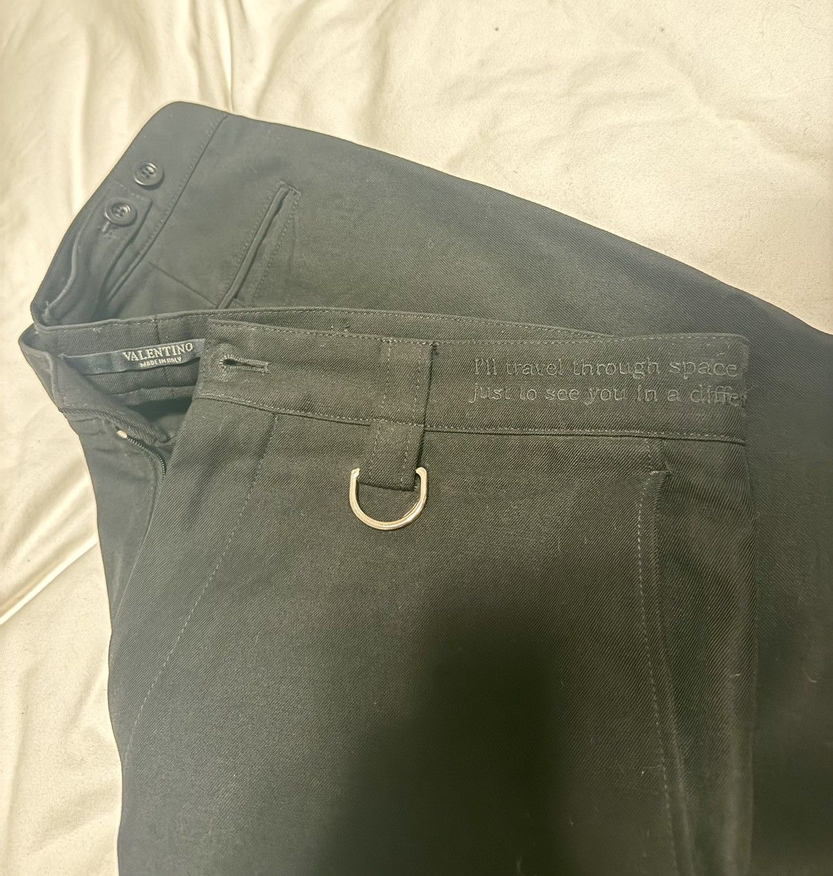 Valentino Valentino Black Wool Trousers Size US 34 / EU 50 - 3 Thumbnail