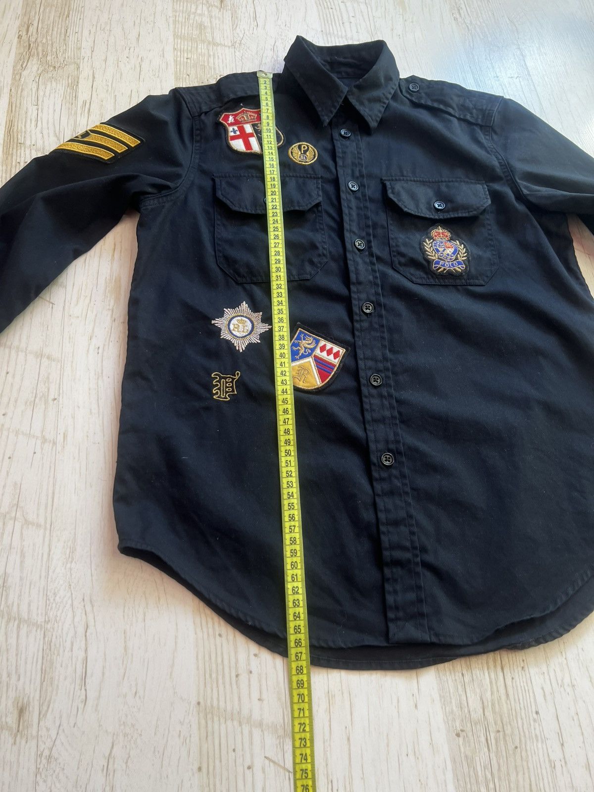 Polo Ralph Lauren Polo Ralph Lauren Patchwork Twill Military Crest Shirt – XS Size XS / US 0-2 / IT 36-38 - 15 Thumbnail