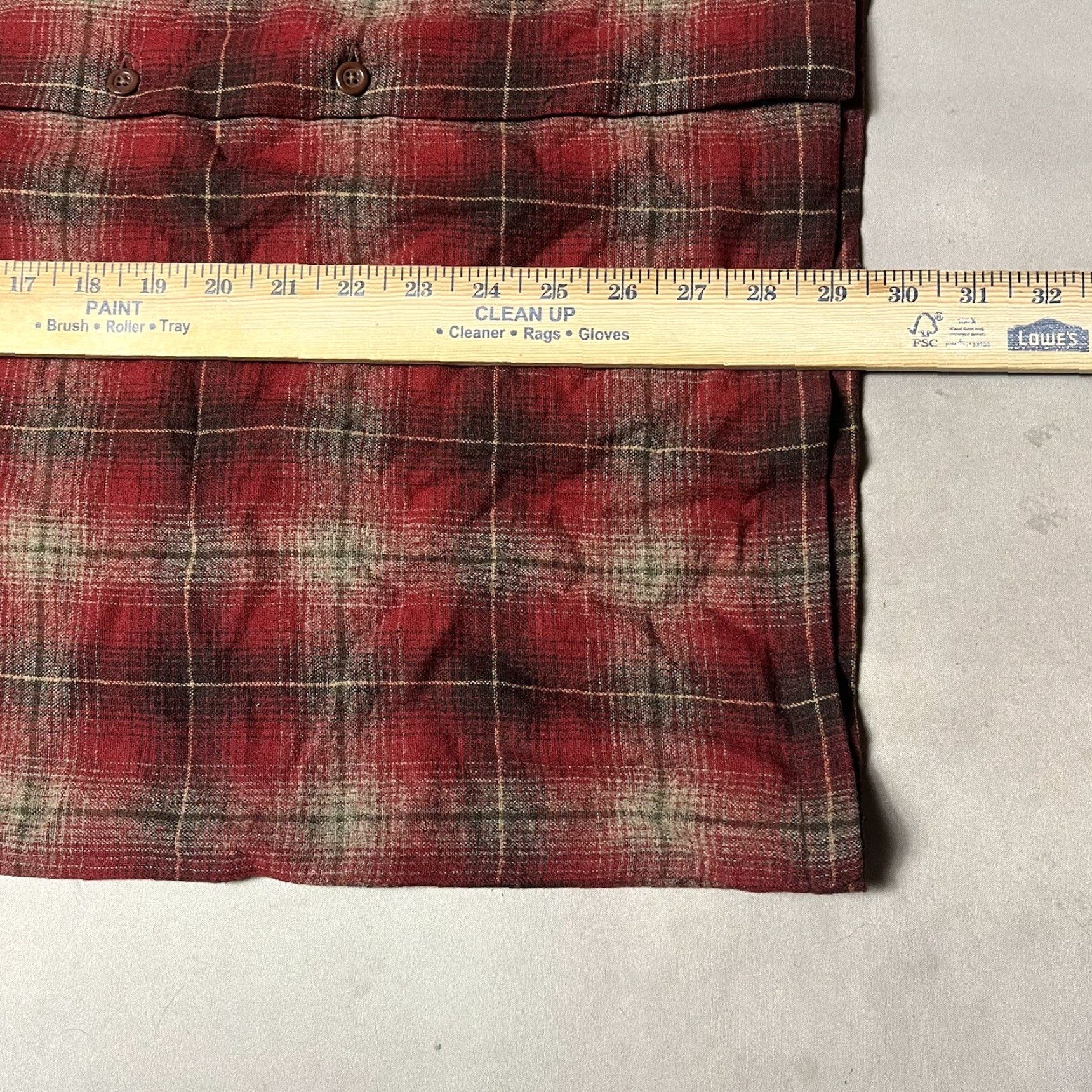 Pendleton VINTAGE Pendleton Board Shirt Wool Plaid Flannel Button-Up Large Red Mens Size US L / EU 52-54 / 3 - 7 Thumbnail