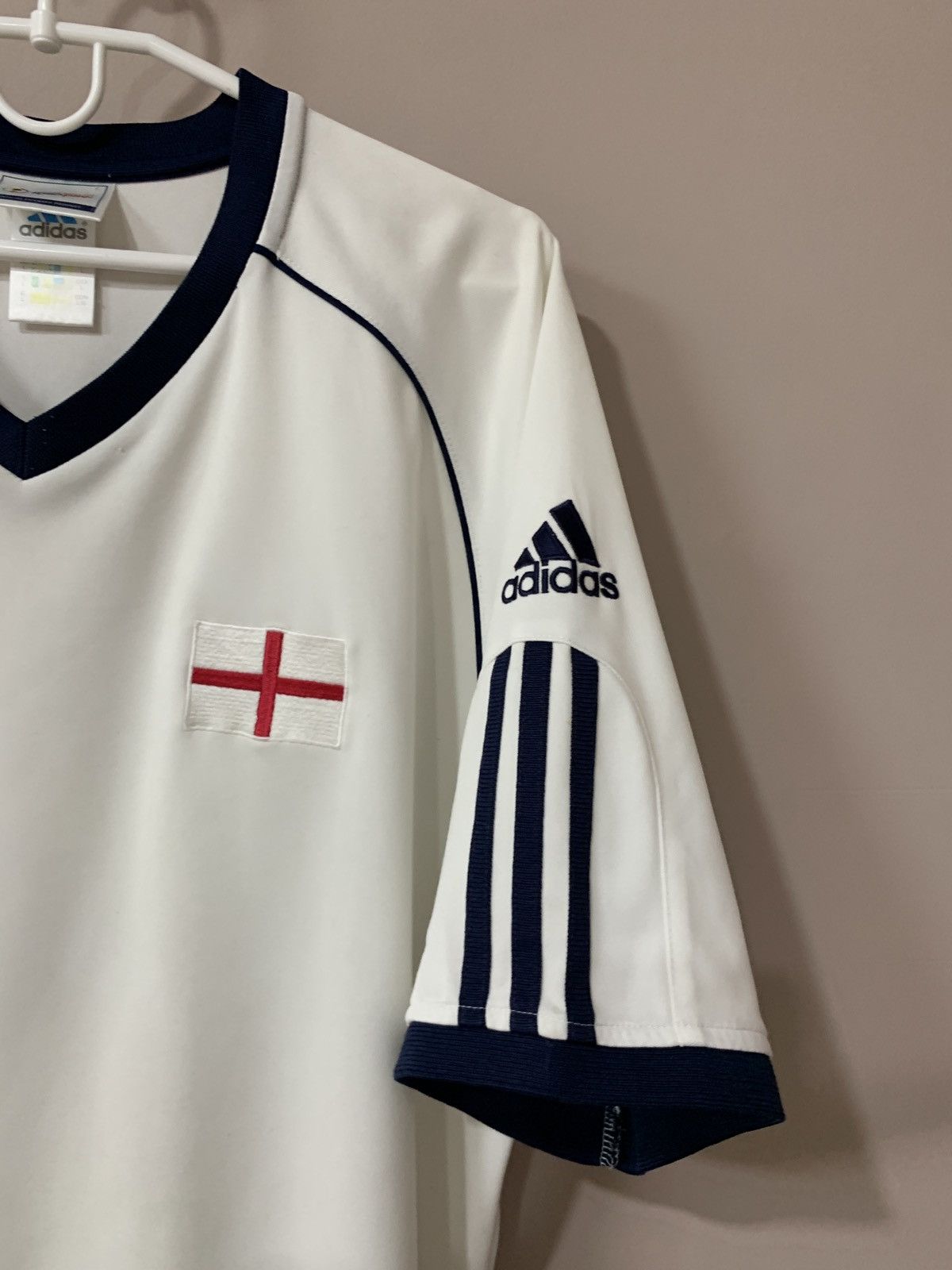 Adidas England 2002 World Cup Football Shirt Adidas Soccer Jersey L Size US L / EU 52-54 / 3 - 4 Thumbnail