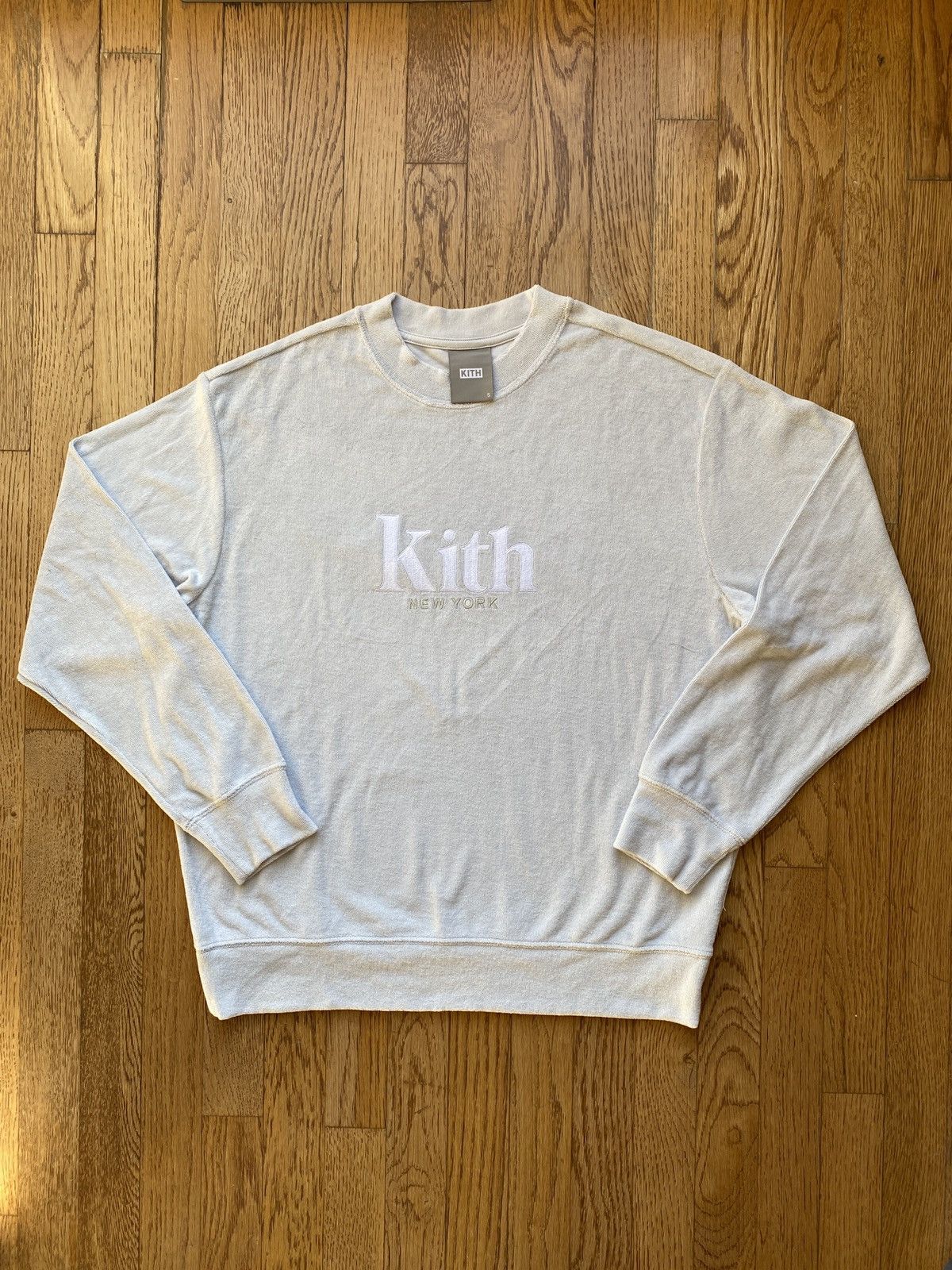 Kith Kith Logo Crewneck Terry Sz S Size US S / EU 44-46 / 1 - 1 Thumbnail