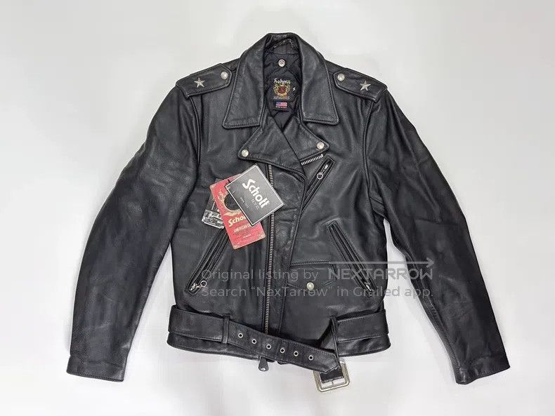 Schott Schott Japanese version of motorcycle leather jacket Size US S / EU 44-46 / 1 - 1 Thumbnail