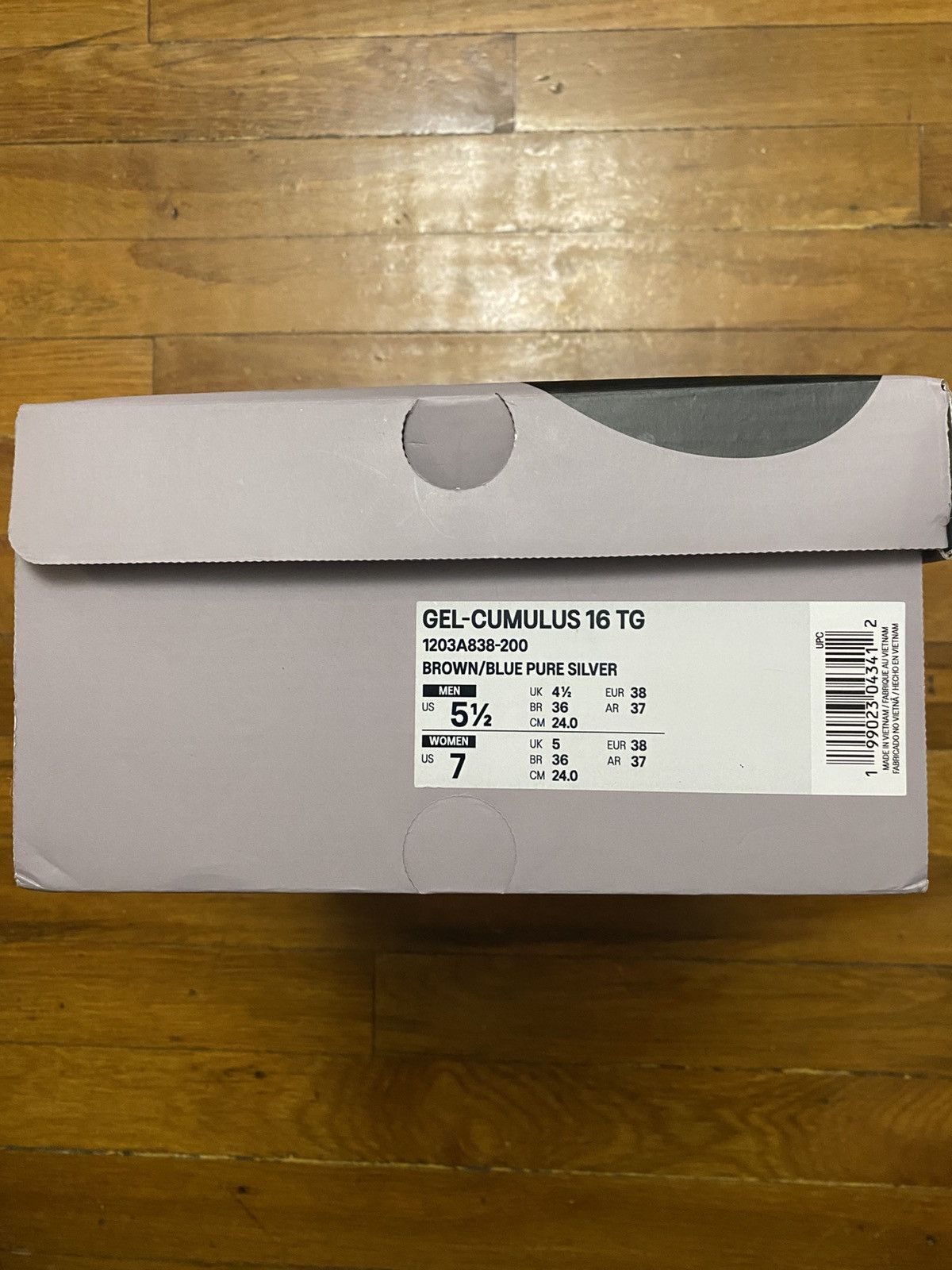 Asics Size 5.5 - Asics Gel-Cumulus 16 TOGA Brown Blue Silver Men’s Size US 5.5 / EU 38 - 8 Thumbnail