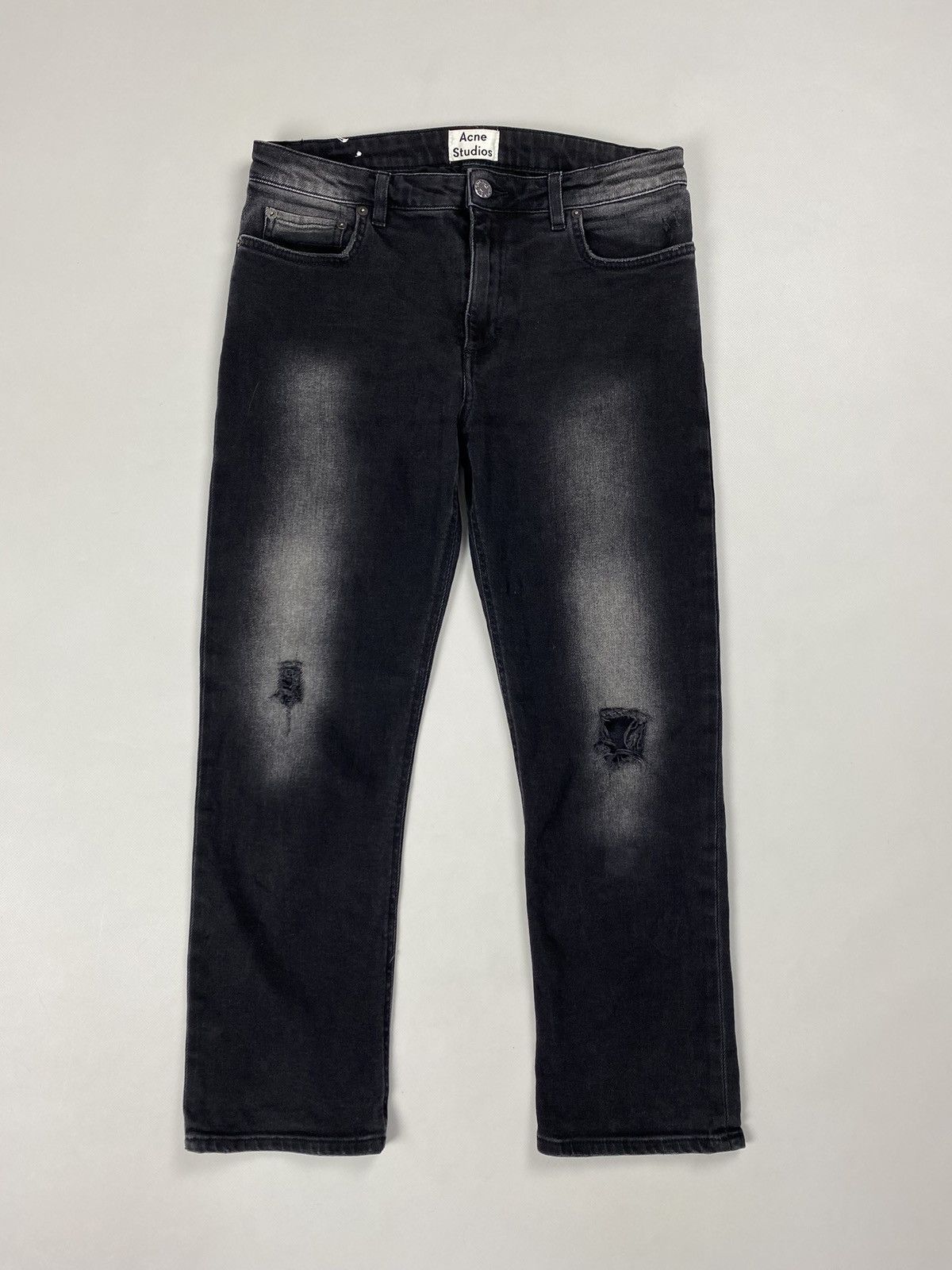 Acne Studios Acne Studios Pop Given Trash ladies distressed denim jeans Size 34" / US 12 / IT 48 - 1 Thumbnail