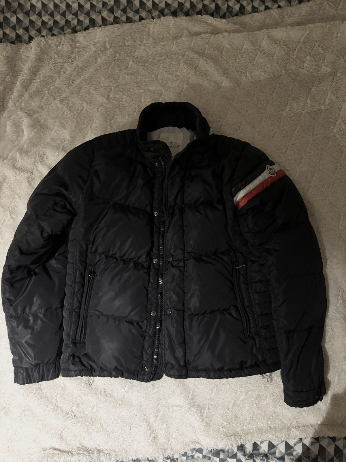 image of Moncler Down Jacket in Black, Men's (Size Small)