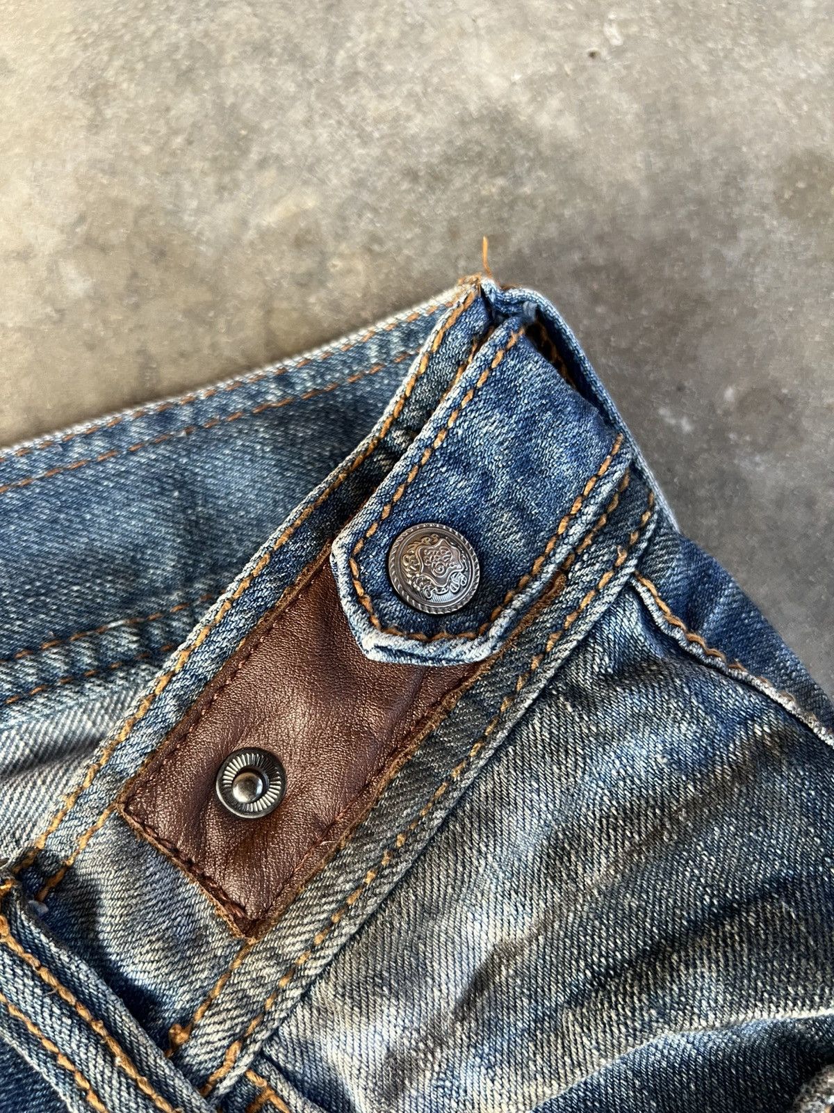 If Six Was Nine × Japanese Brand 💥Rare💥Vintage M.C.D Embroidery Punk Jeans Size US 30 / EU 46 - 12 Thumbnail