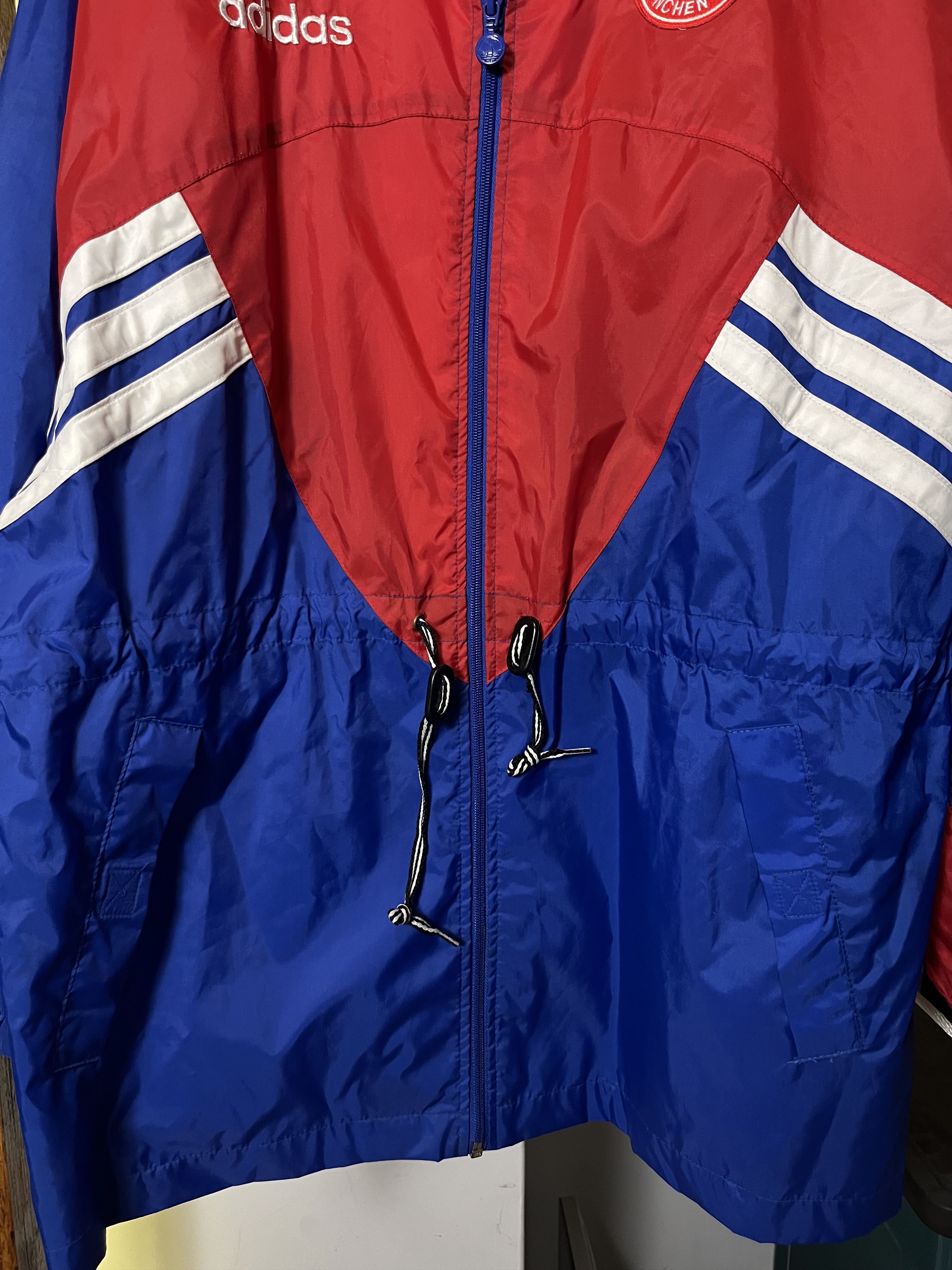 Adidas × Vintage Adidas 90s FC Bayern Munich Training Jacket Staff Size US L / EU 52-54 / 3 - 3 Thumbnail