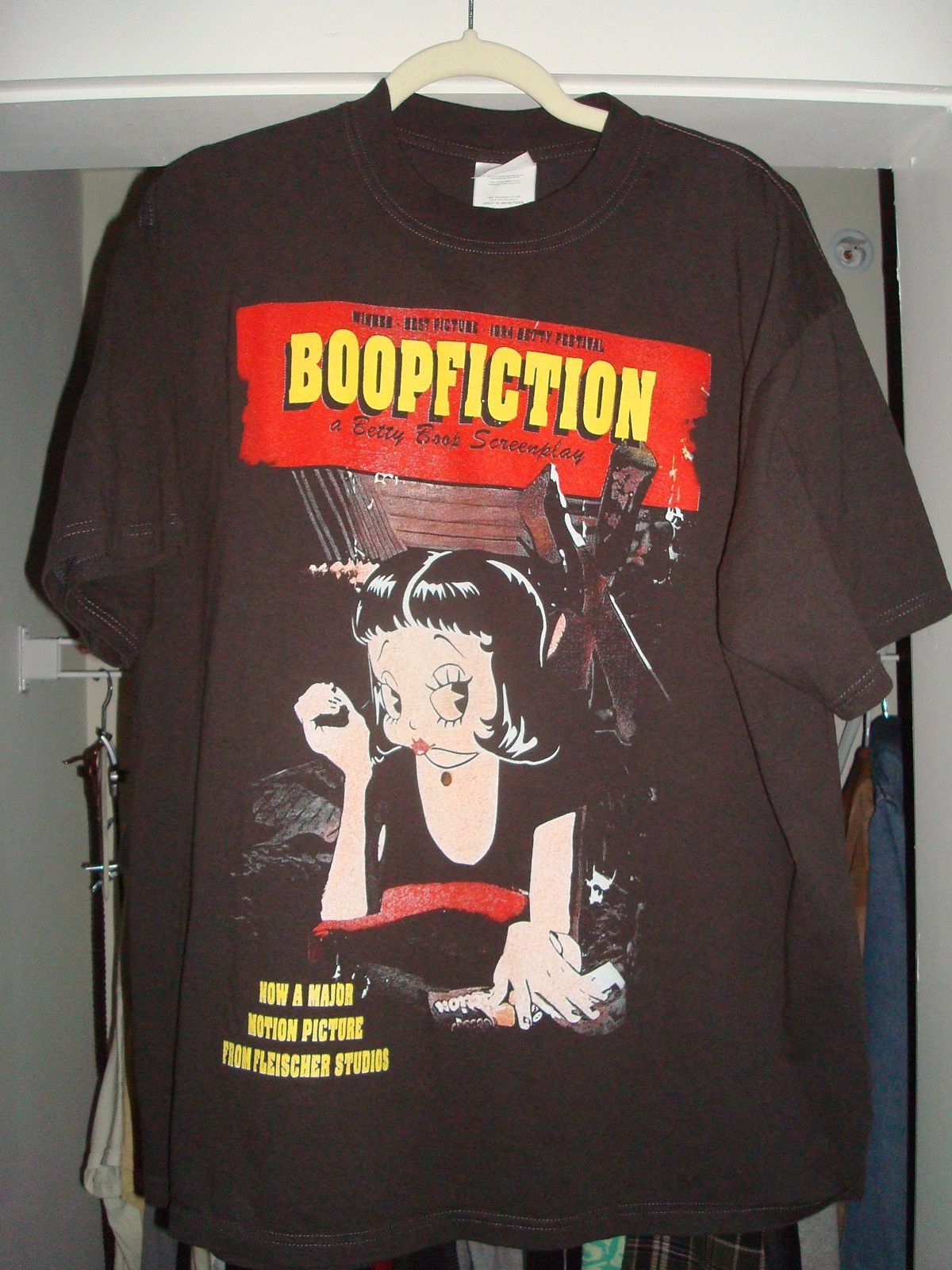 Vintage Vintage Boop Fiction Betty Booo Parody T-Shirt XL Size US XL / EU 56 / 4 - 1 Thumbnail