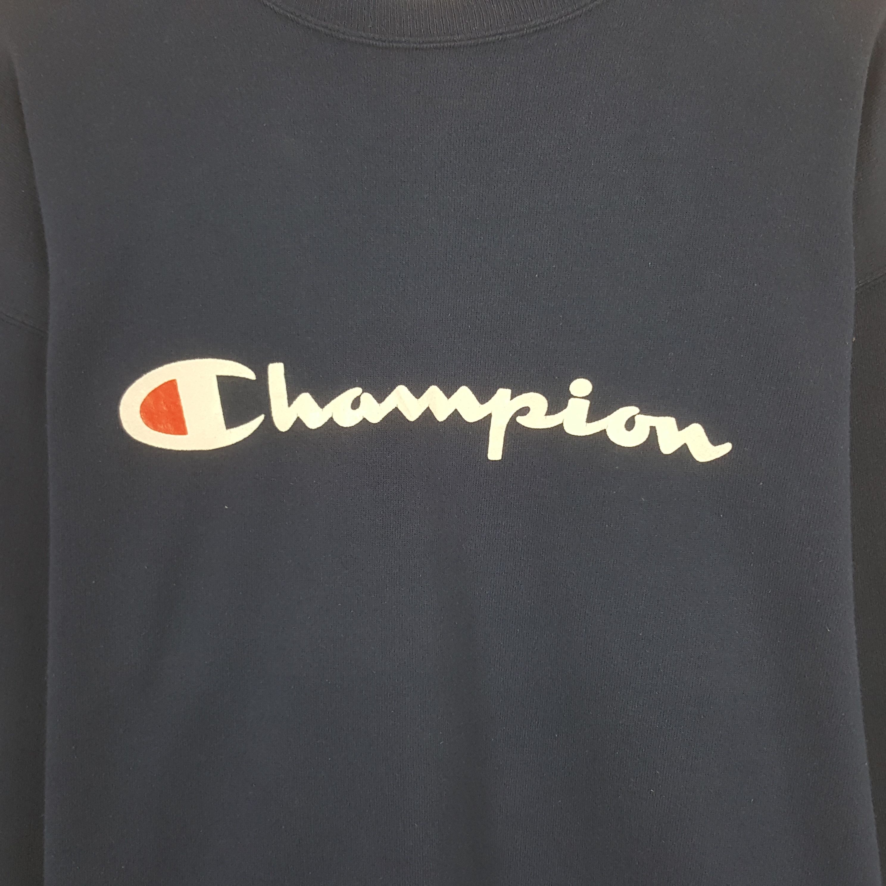 Champion × Vintage Vintage Champion Spell Out Sweeatshirt Size US L / EU 52-54 / 3 - 2 Thumbnail