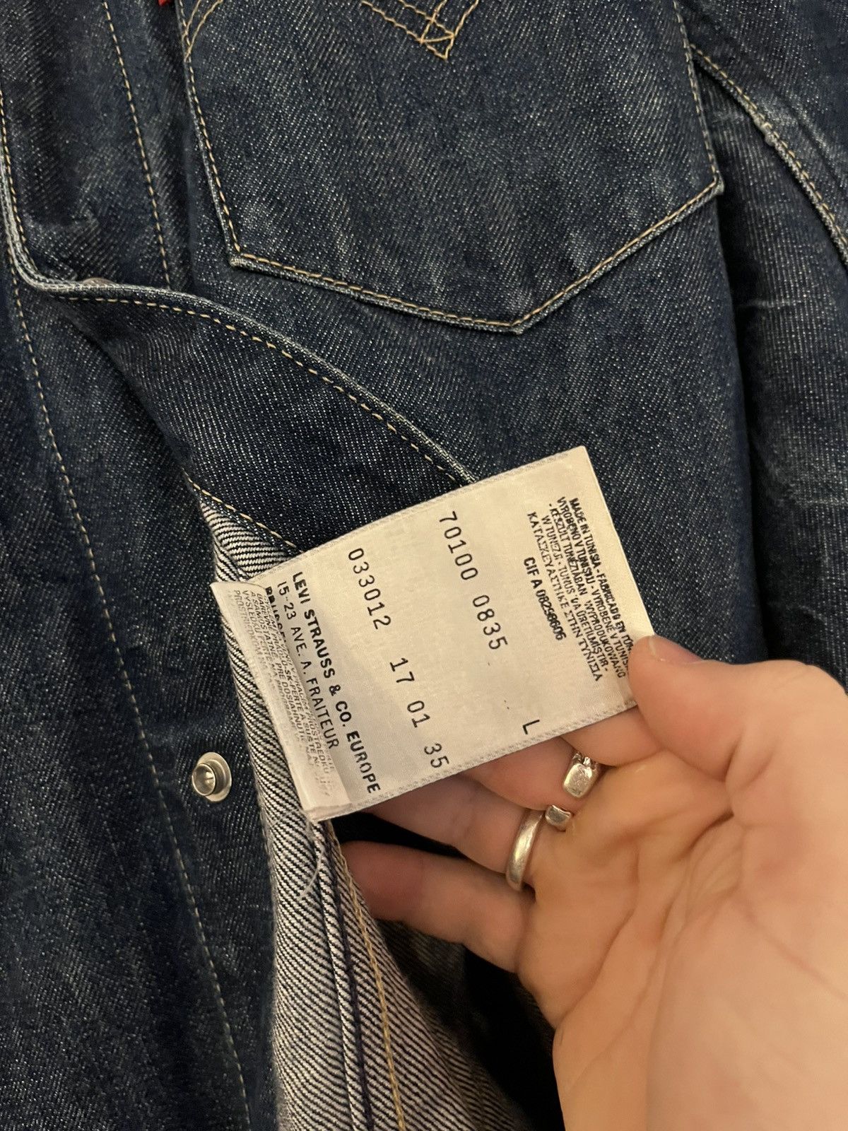 Engineered Garments × Levi's Levis Engineered Jeans Jacket Size US L / EU 52-54 / 3 - 5 Thumbnail