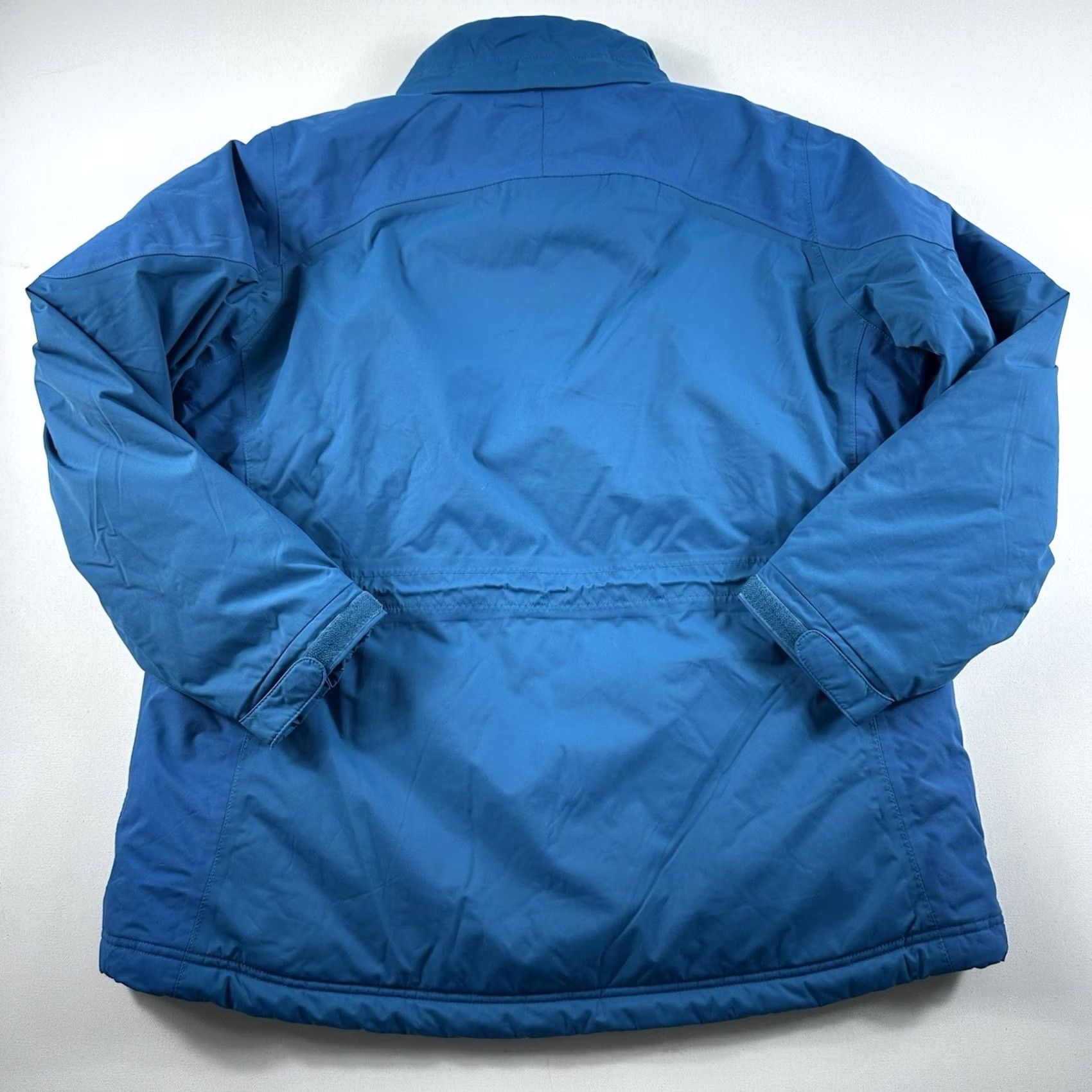 Vintage LL Bean Parka Ski Jacket Women Winter Warm Size XL Reg Blue Full Zip Hooded Long Sleeve Solid Nylon Lining Polyester Insulation Regular Coat/Jacket Size XL / US 12-14 / IT 48-50 - 2 Thumbnail