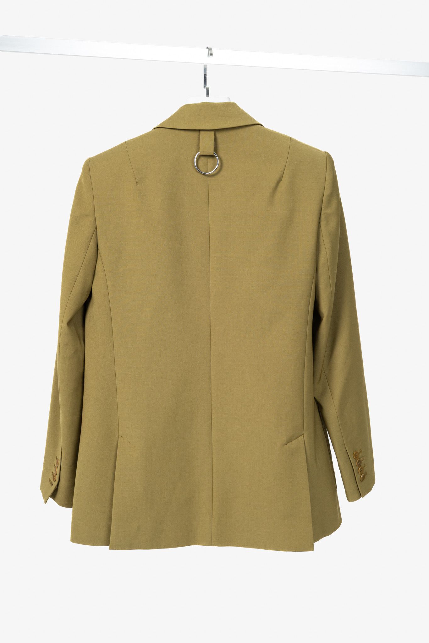 Tibi Tibi Max Dark Hazel Tropical-Wool Blazer Size S / US 4 / IT 40 - 2 Thumbnail