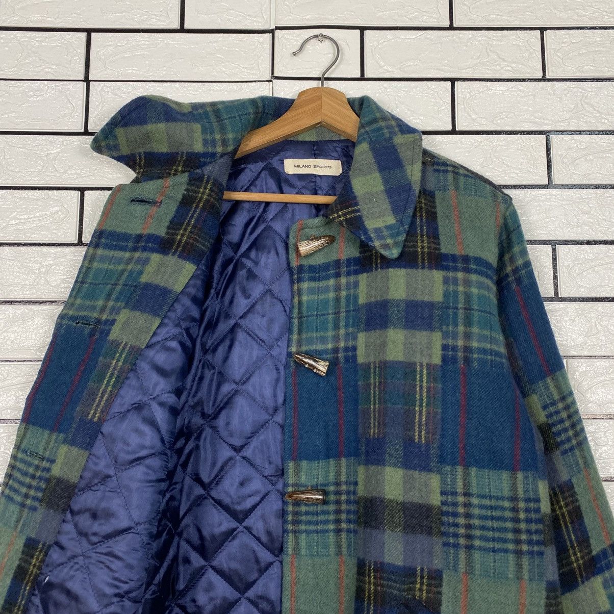 Issey Miyake 📌Vintage Wool Jacket Tartan Design Milano Sports Size US M / EU 48-50 / 2 - 13 Thumbnail