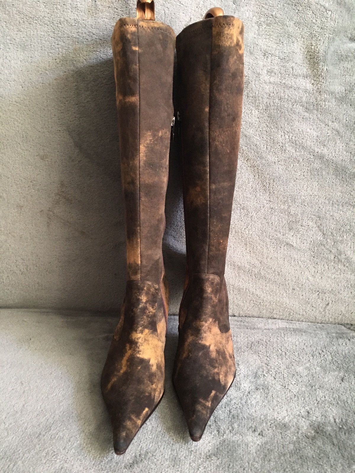 Le Silla Le Silla Leather Cognac Designer Boots EU 37.5 Size US 7.5 / IT 37.5 - 3 Thumbnail