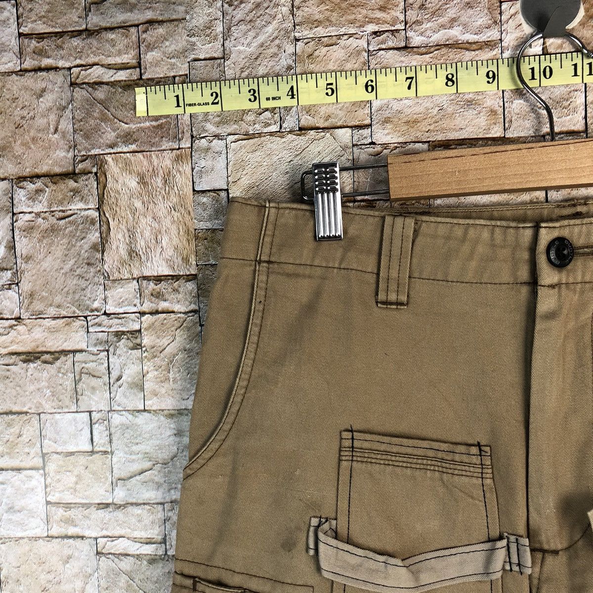 Japanese Brand DL Burtle Brown Custom Cargo Multipocket Pants #A969 Size US 30 / EU 46 - 8 Thumbnail