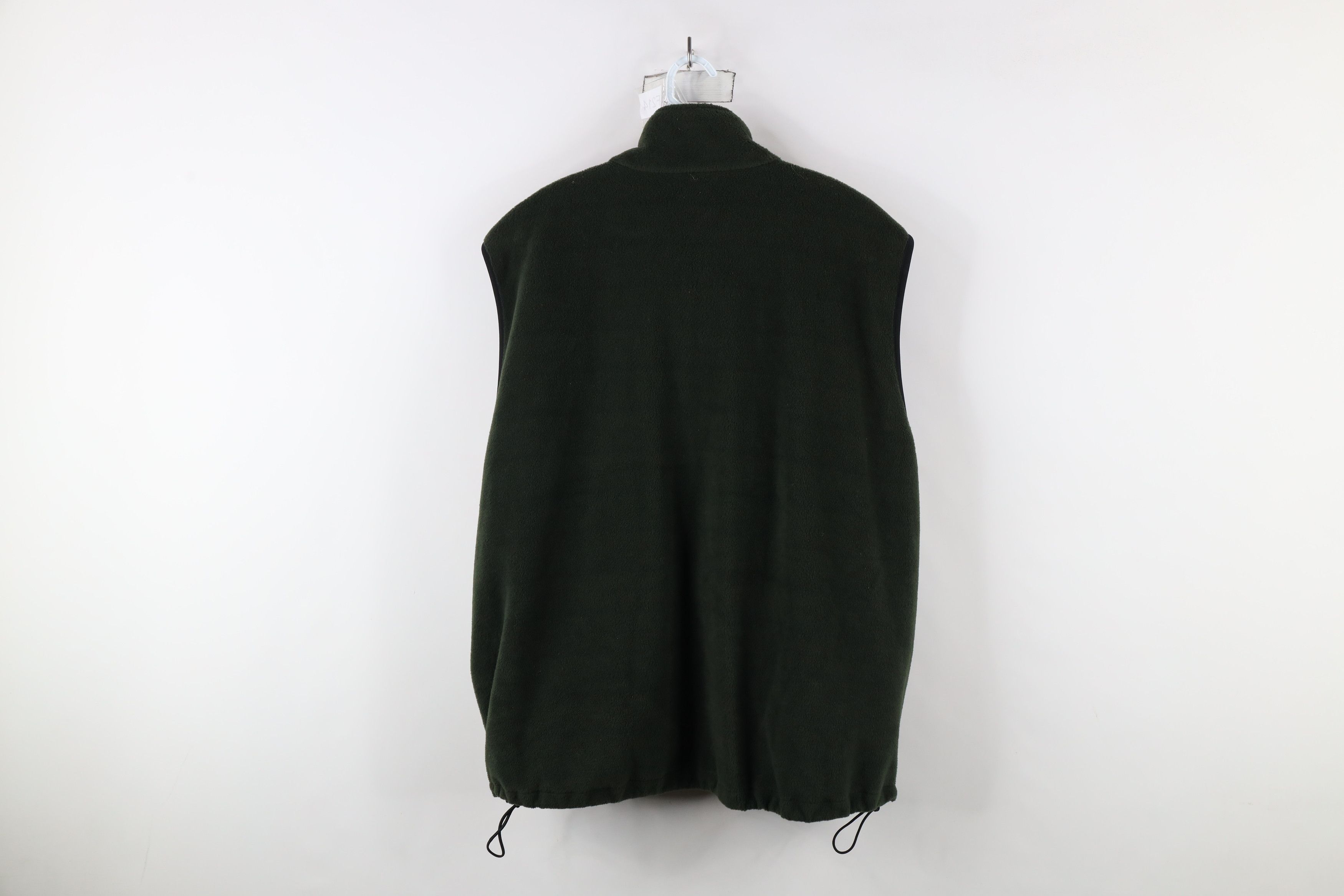 Vintage × Woolrich Woolen Mills Vintage Woolrich Blank Full Zip Fleece Vest Jacket Green Size US XXL / EU 58 / 5 - 9 Thumbnail
