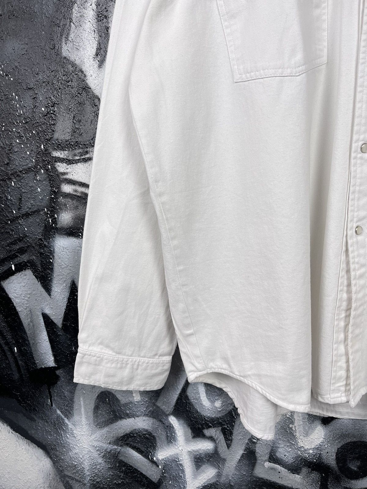 Levi's Vintage Levi’s Western White Shirt Long Sleeve Men’s Size XL Size US XL / EU 56 / 4 - 5 Thumbnail