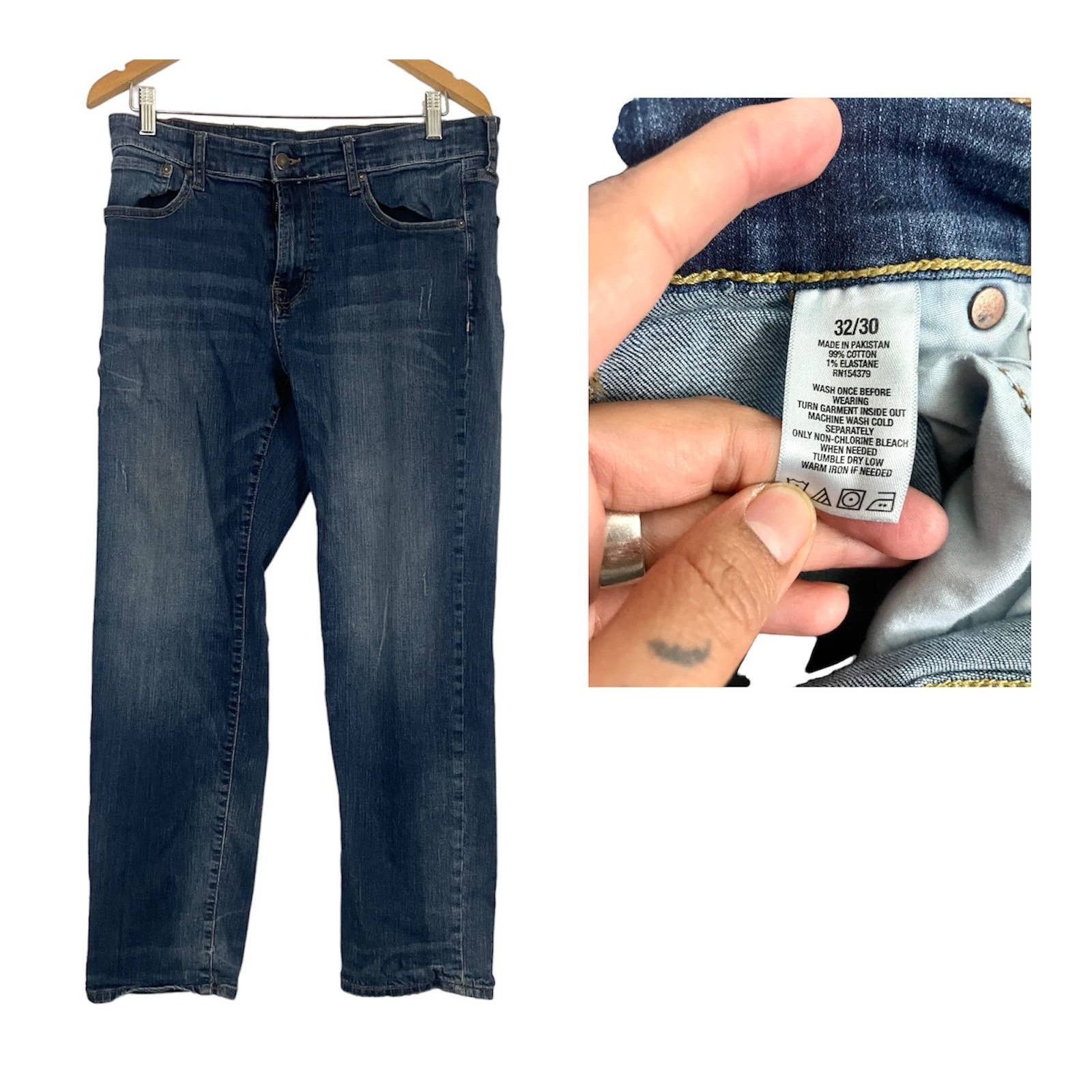 Aeropostale Aeropostale Blue Denim Straight Jeans 32X30 Men's Pants Size US 32 / EU 48 - 3 Thumbnail